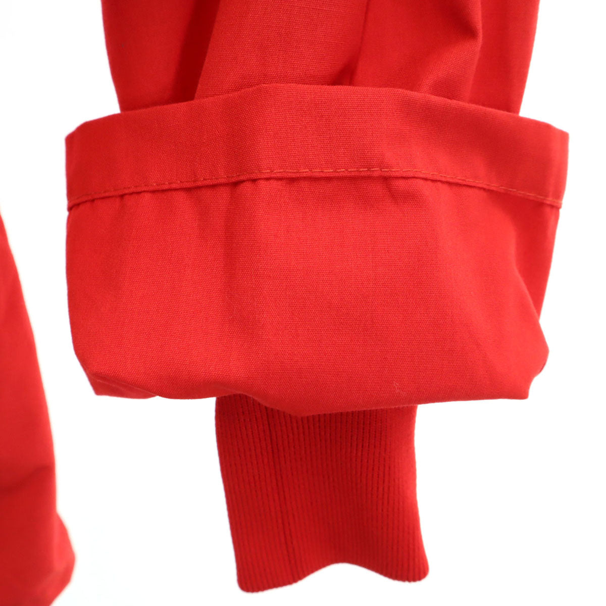 EURO WORK ユーロワーク 80s 90s オールド 長袖 プルオーバー ジャケット 52 レッド系 スノーパーカー メンズ