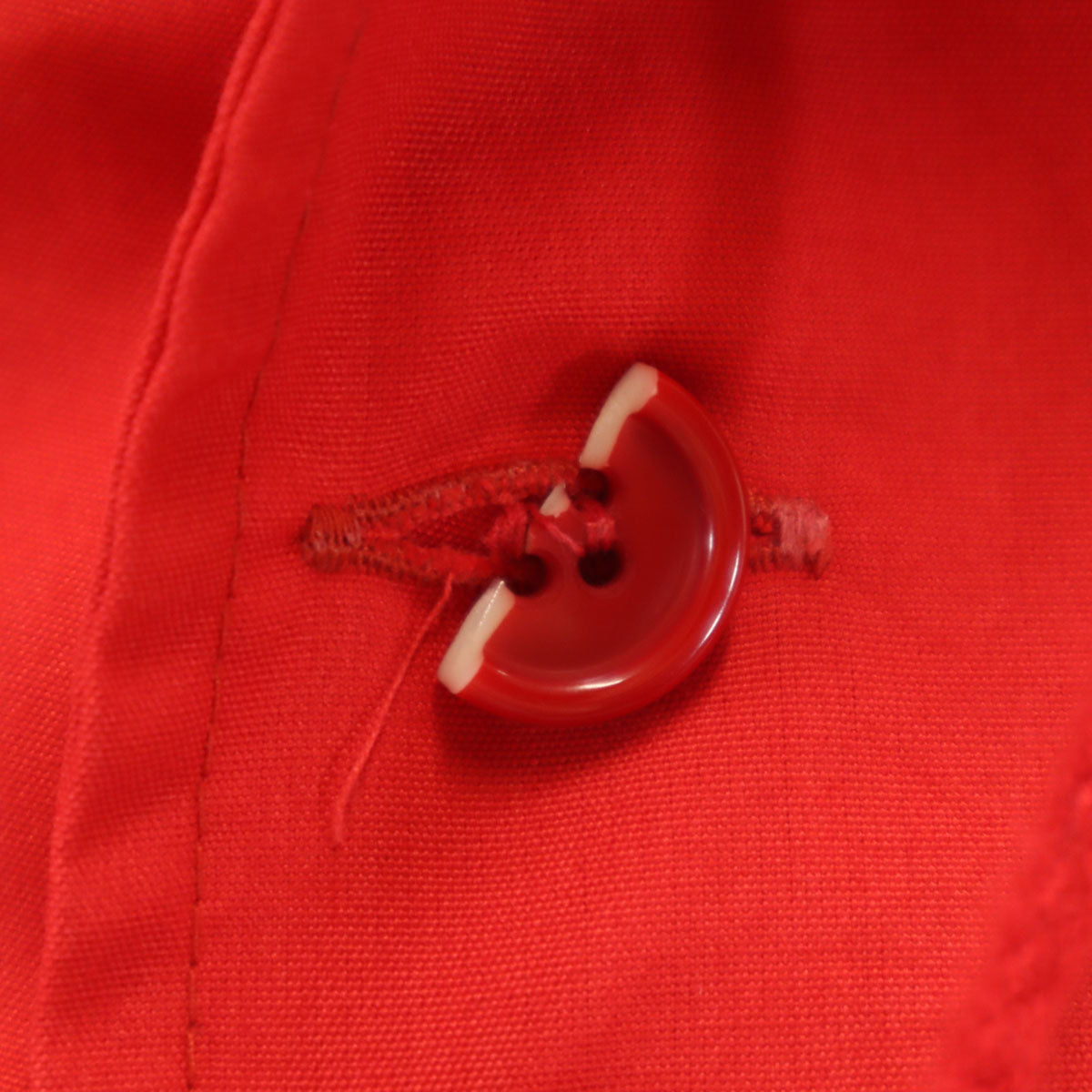 EURO WORK ユーロワーク 80s 90s オールド 長袖 プルオーバー ジャケット 52 レッド系 スノーパーカー メンズ