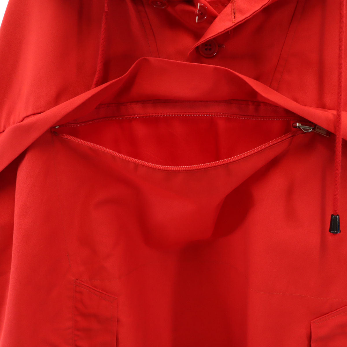 EURO WORK ユーロワーク 80s 90s オールド 長袖 プルオーバー ジャケット 52 レッド系 スノーパーカー メンズ