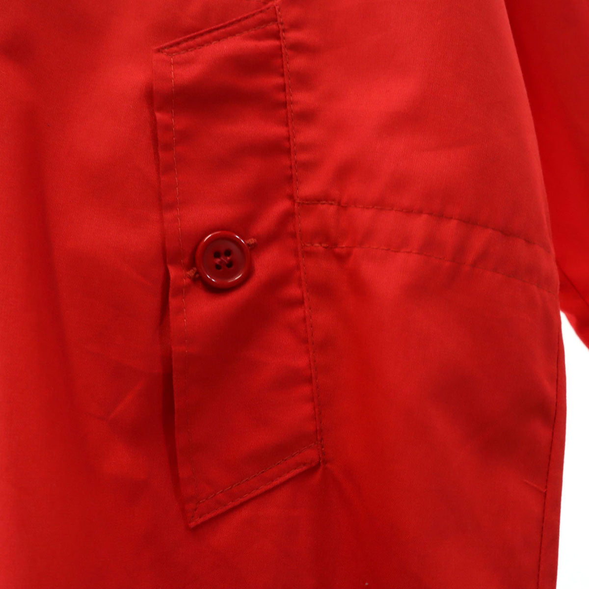 EURO WORK ユーロワーク 80s 90s オールド 長袖 プルオーバー ジャケット 52 レッド系 スノーパーカー メンズ