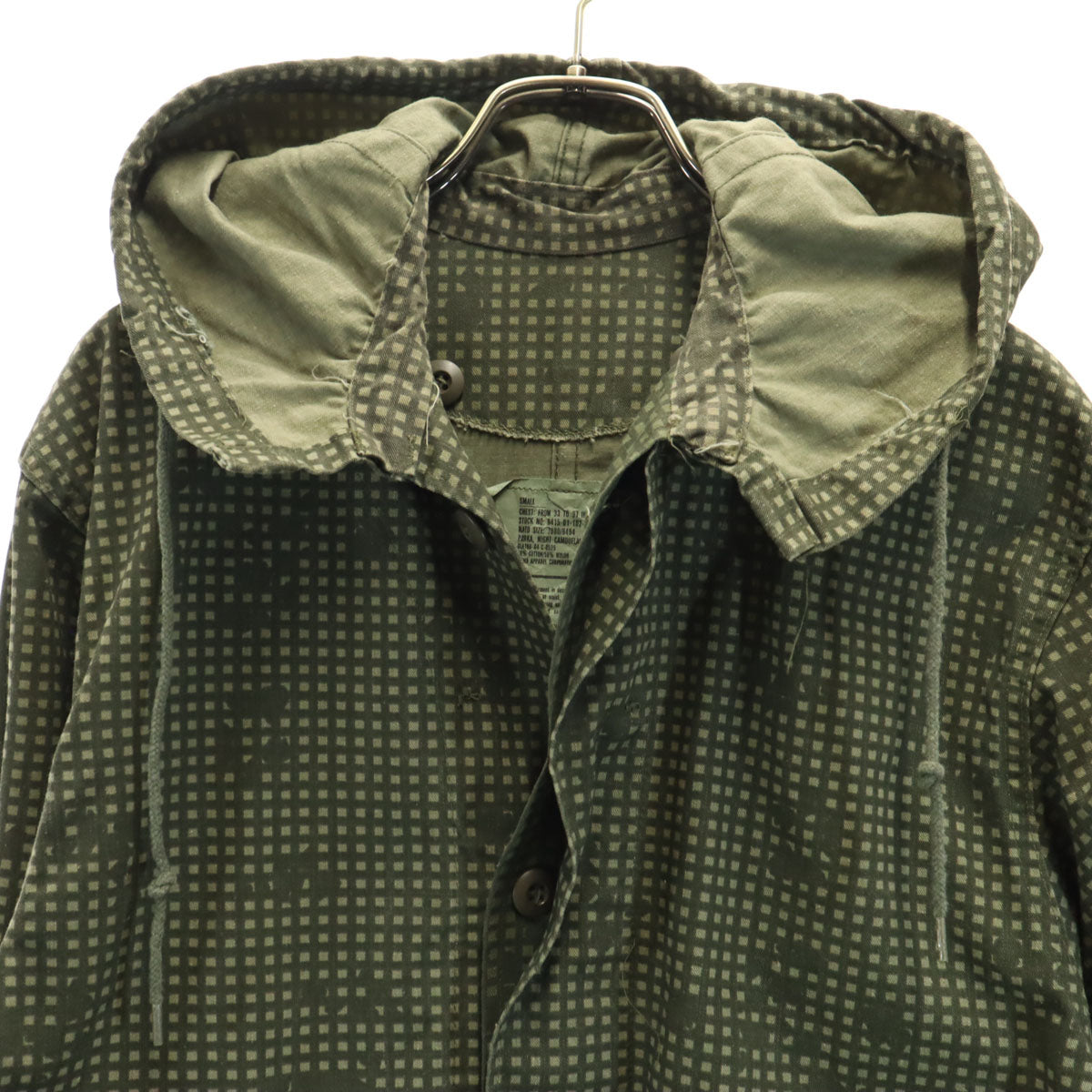 US ARMY アメリカ軍 80s 米軍 ヴィンテージ DLA ナイトカモ モッズコート S カーキ メンズ