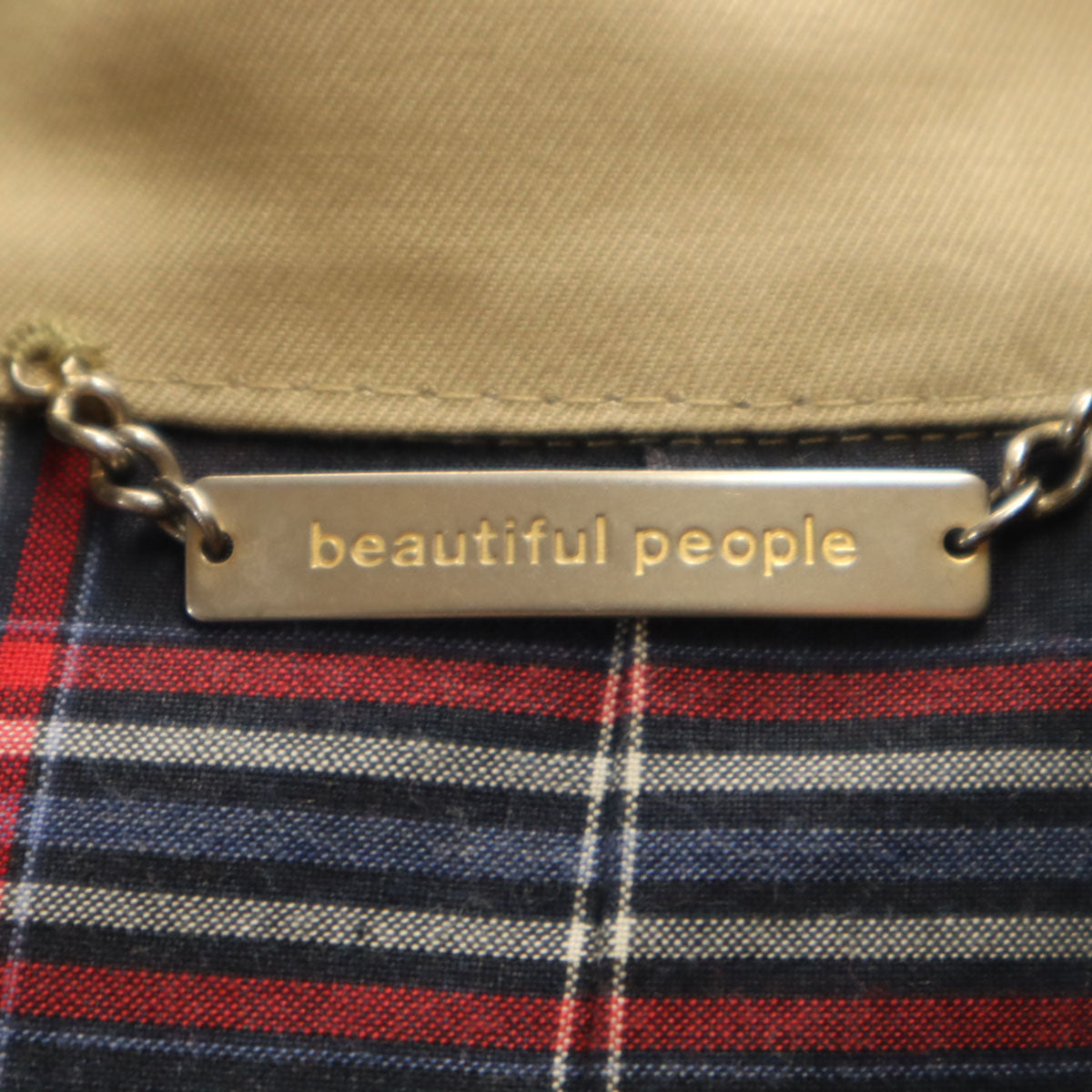 beautiful people ビューティフルピープル 日本製 トレンチコート 140 ベージュ キッズ