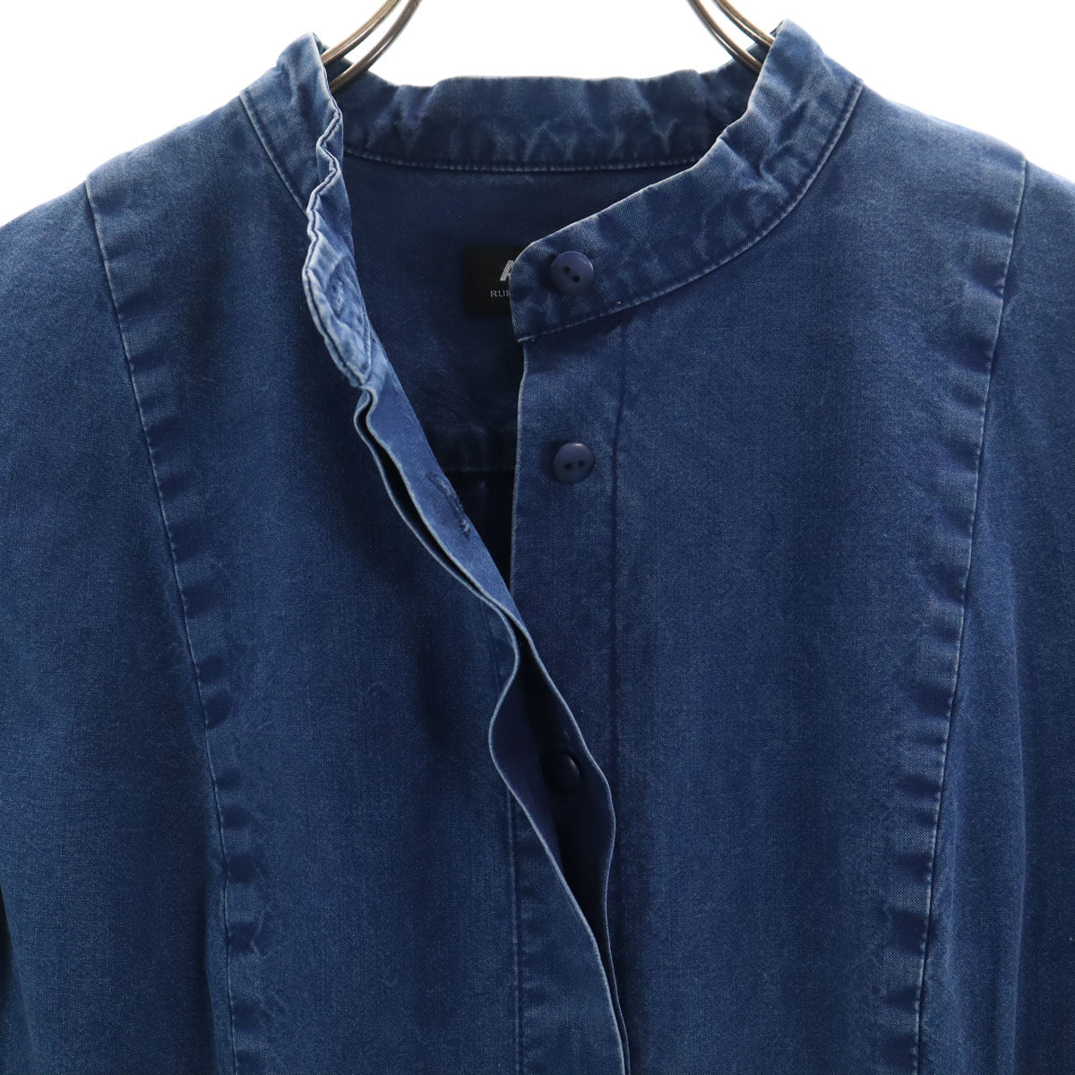 A.P.C. アーペーセー 長袖 デニム ワンピース 36 インディゴ レディース