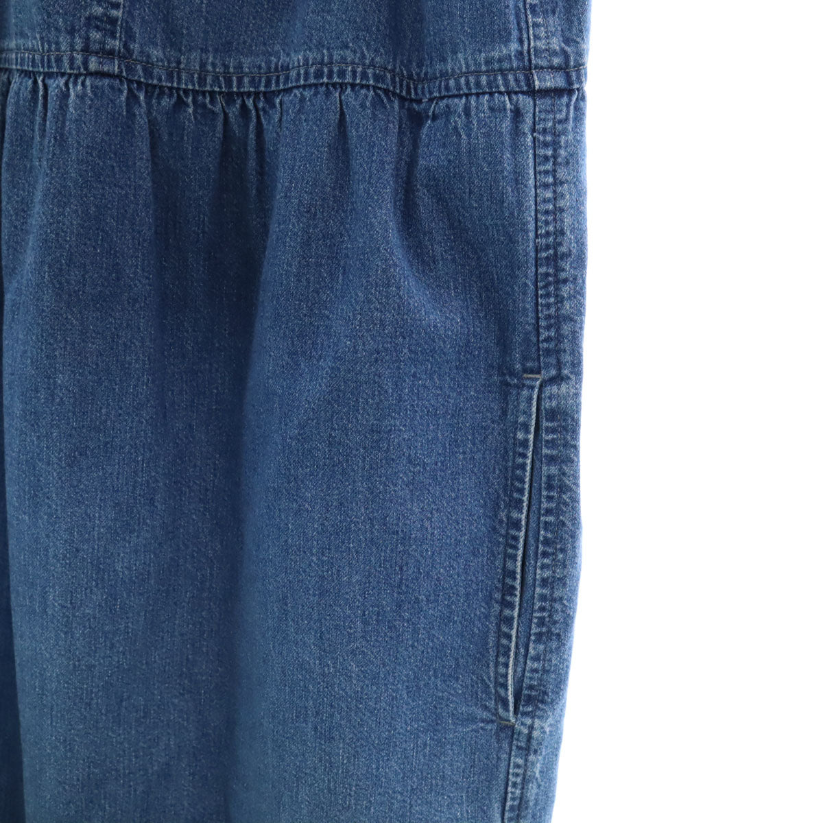 Eddie Bauer エディバウアー 長袖 デニム シャツワンピース XXL インディゴ アウトドア ビッグサイズ レディース