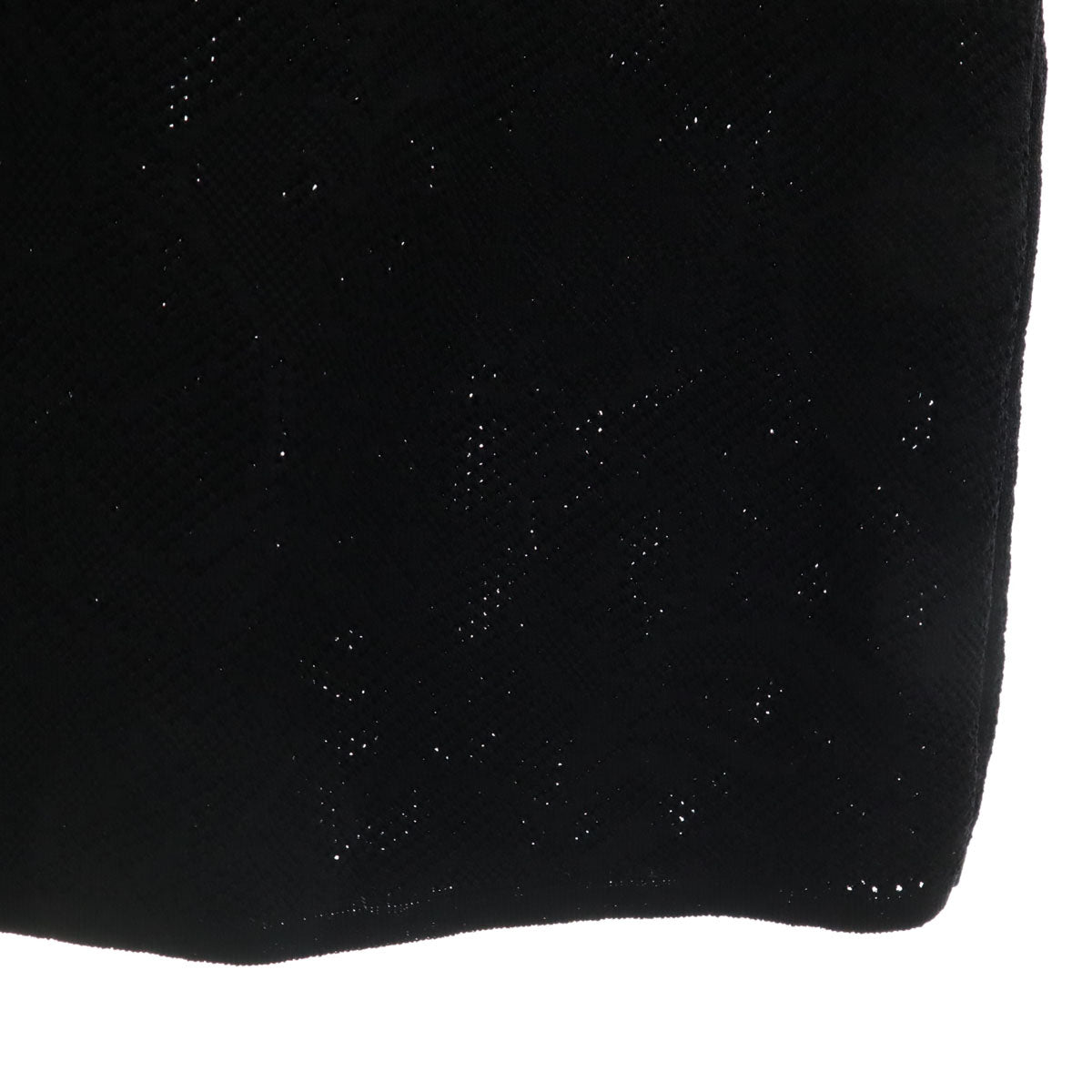 SPORTMAX スポーツマックス レース柄 7分袖 ニット ロングワンピース M ブラック マックスマーラ レディース