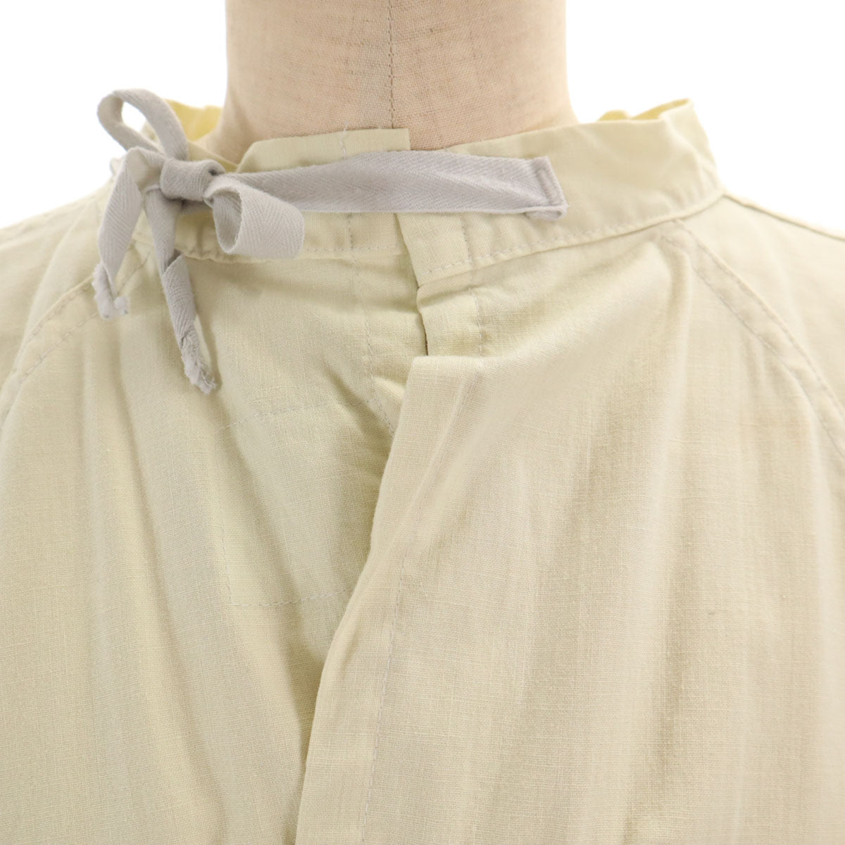 US ARMY アメリカ軍 80s DLA ヴィンテージ ガウンコート L オフホワイト メンズ