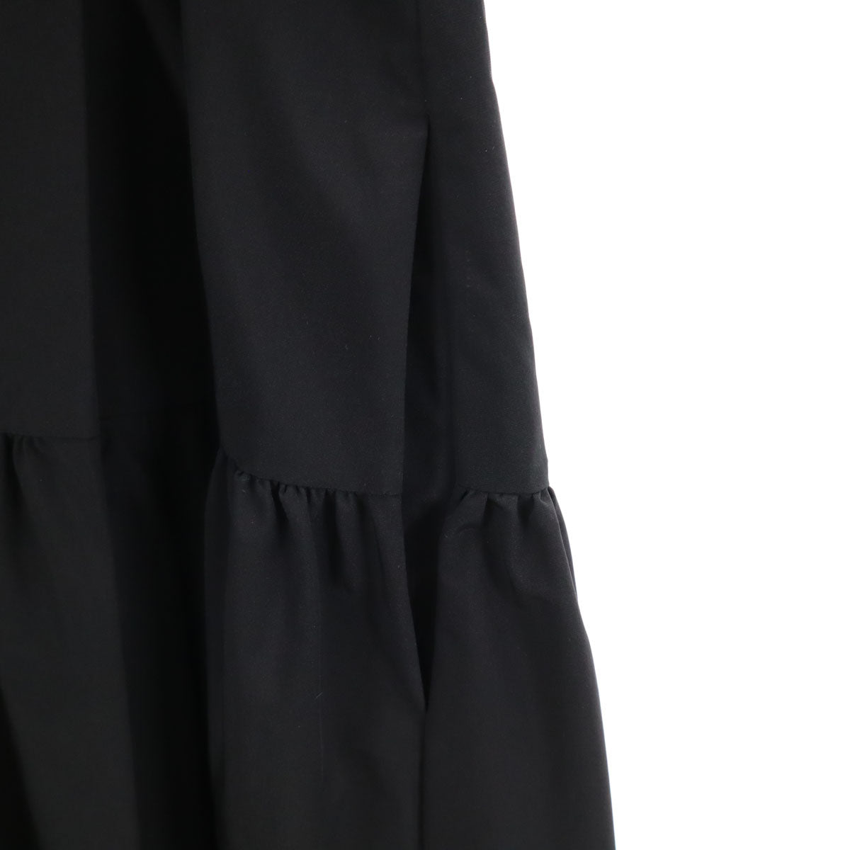 GRACE CLASS グレースクラス 日本製 半袖 バルーンスリーブ ロングワンピース 36 黒 レディース