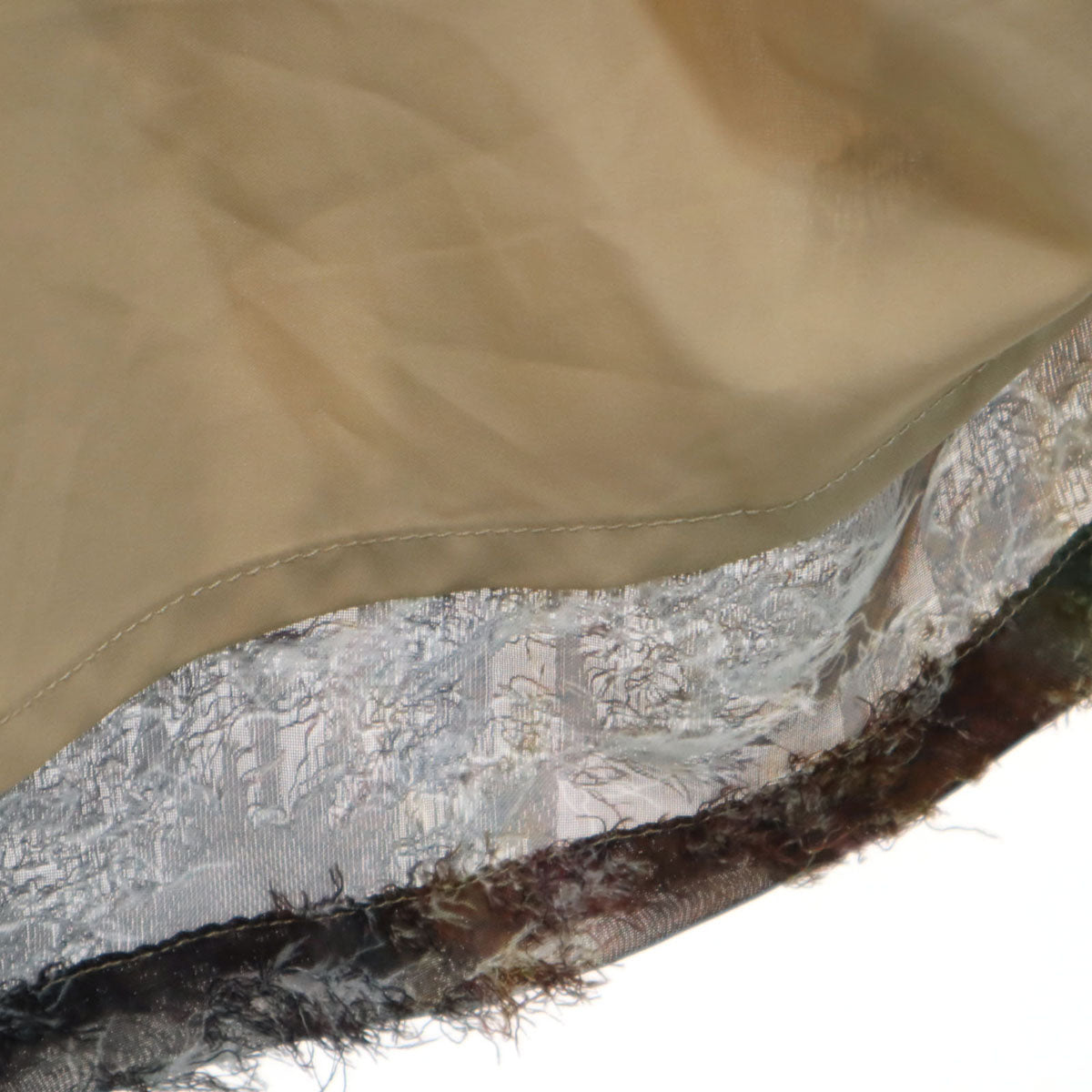 未使用 AMERI UNDRESSED アメリ 半袖 カットジャガード シャツワンピース S ブラウン系 レディース