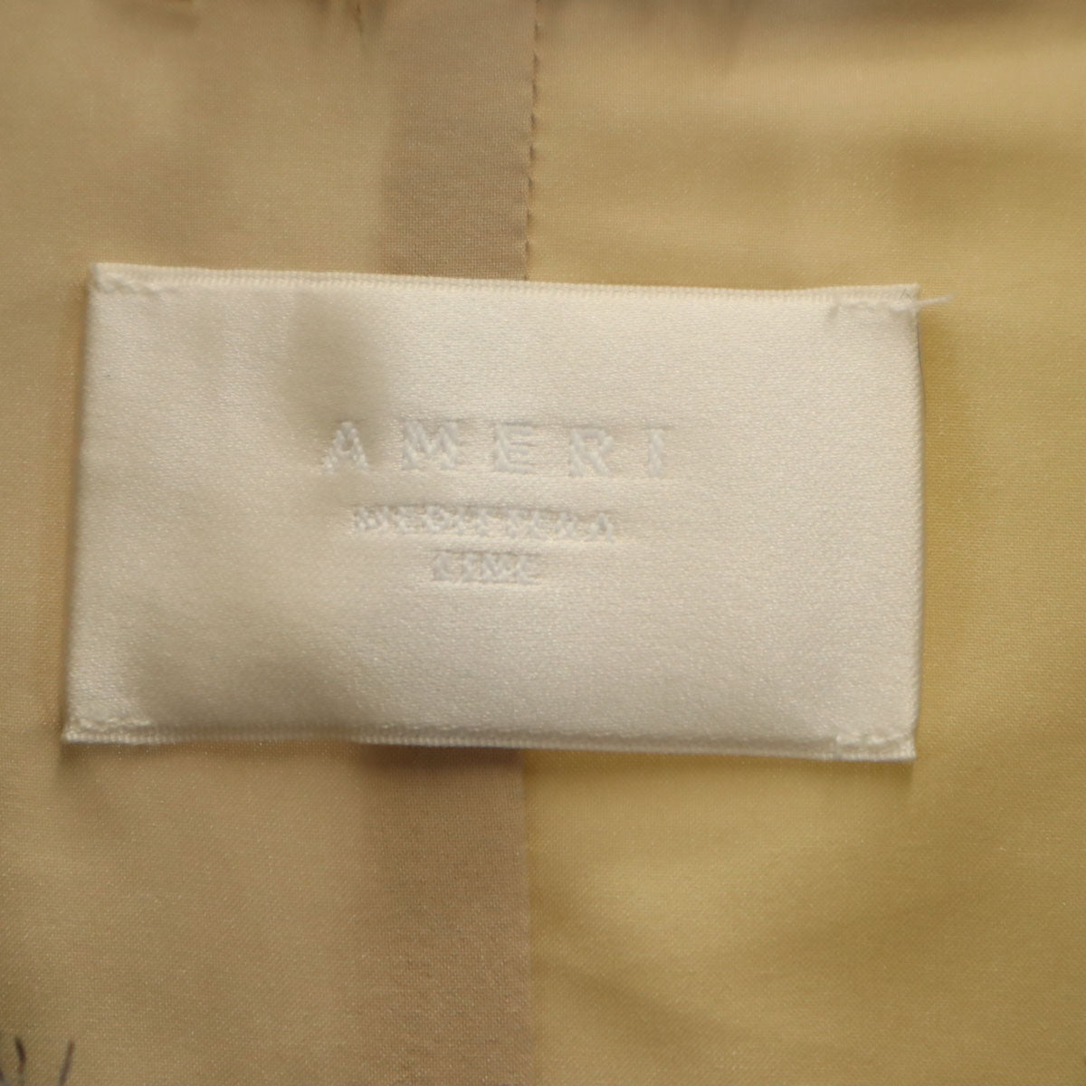 未使用 AMERI UNDRESSED アメリ 半袖 カットジャガード シャツワンピース S ブラウン系 レディース