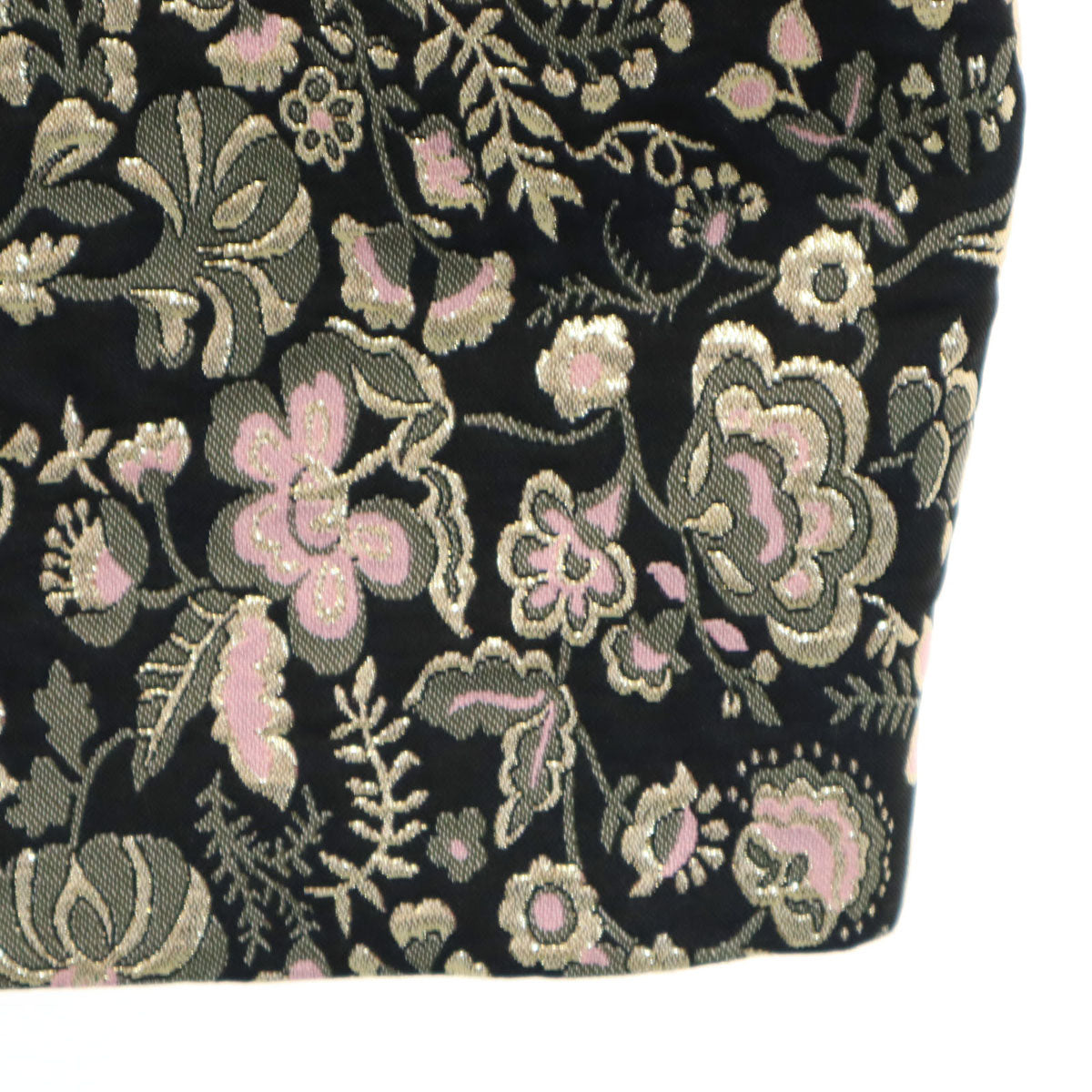 MSGM エムエスジーエム イタリア製 総柄 半袖 ミニワンピース 38 ブラック レディース