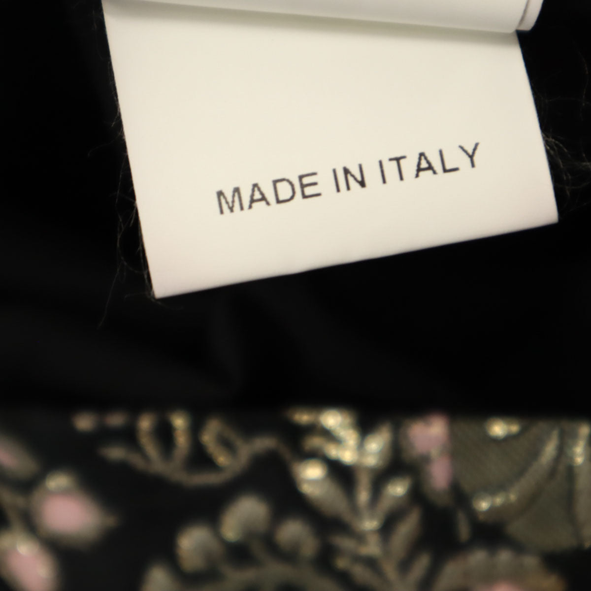 MSGM エムエスジーエム イタリア製 総柄 半袖 ミニワンピース 38 ブラック レディース