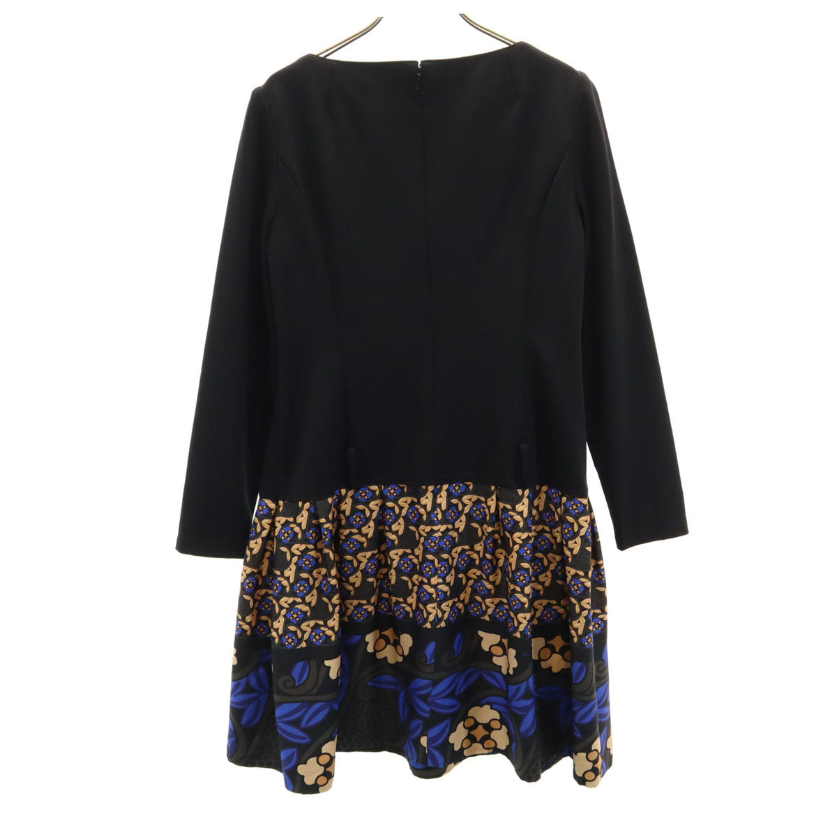 miss ashida ミスアシダ 長袖 膝丈ワンピース 13 ブラック系 レディース