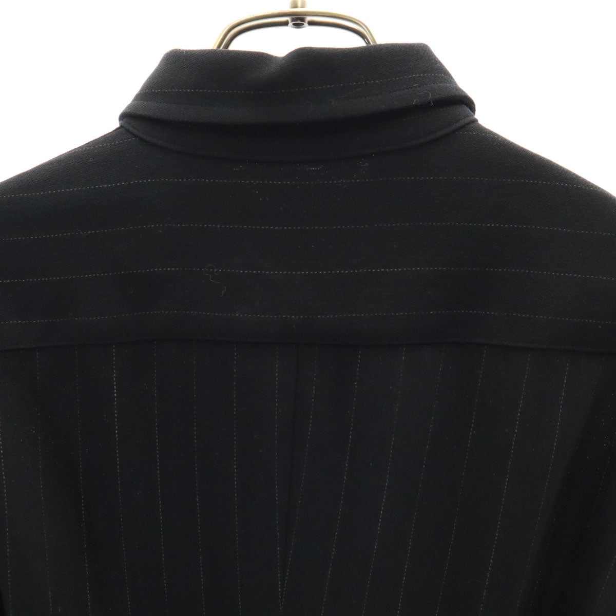 RALPH LAUREN COLLECTION ラルフローレン コレクション 長袖 シャツワンピース 9 ブラック レディース