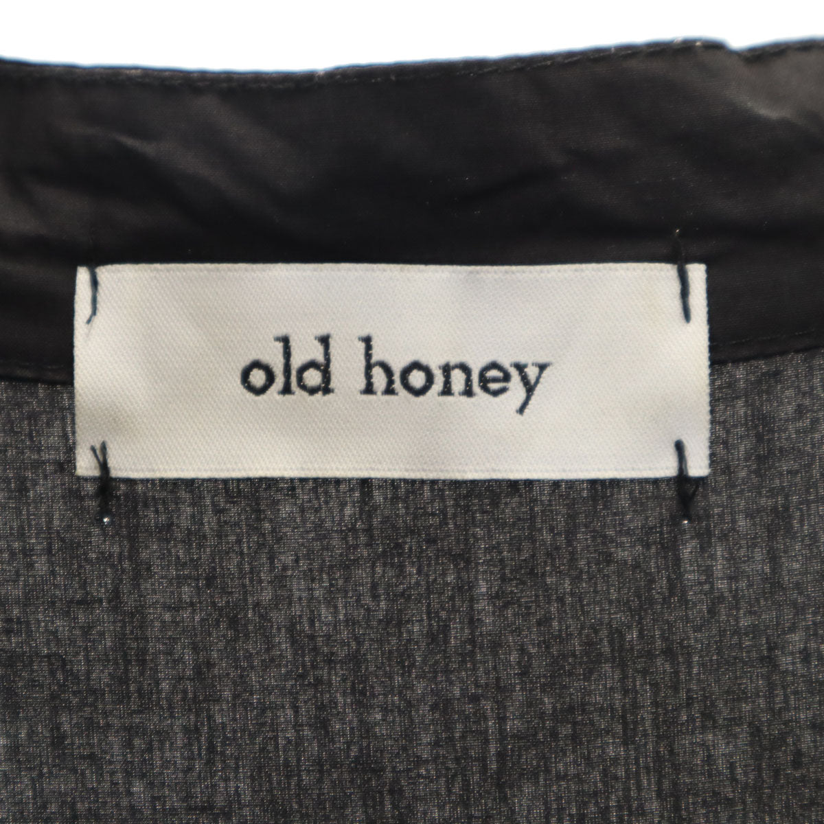 old honey オールドハニー 長袖 ロングワンピース ブラック レディース