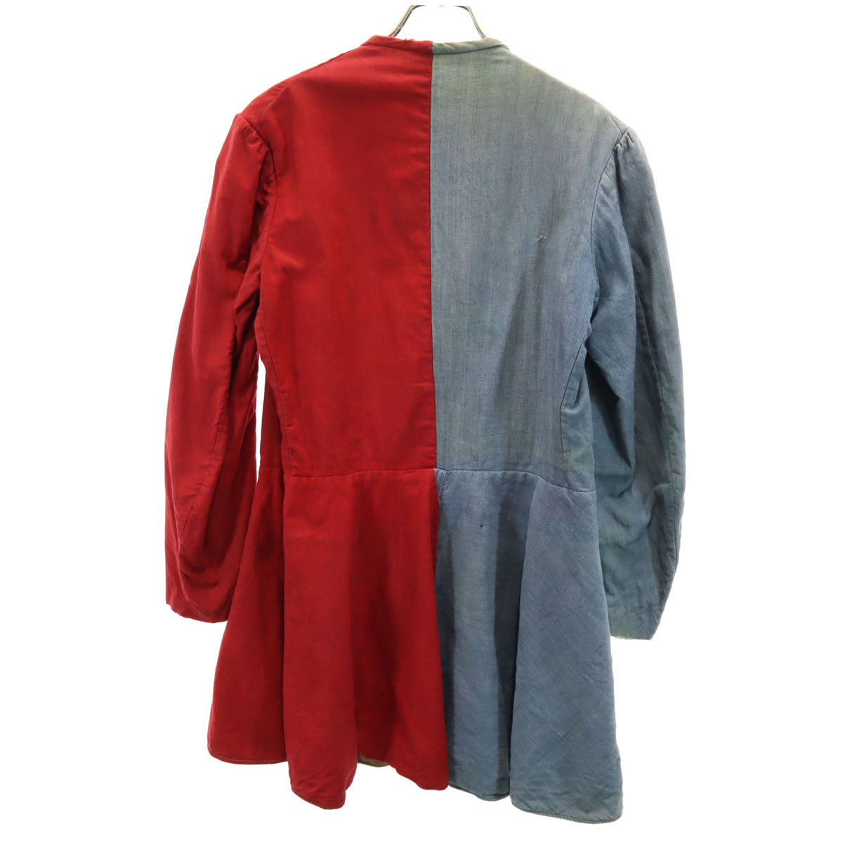 40s 50s コスチューム ヴィンテージ 長袖 膝丈ワンピース レッド系 レディース