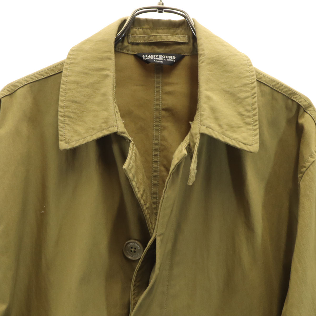 COOTIE クーティー 日本製 ステンカラーコート L カーキ GLORY BOUND メンズ