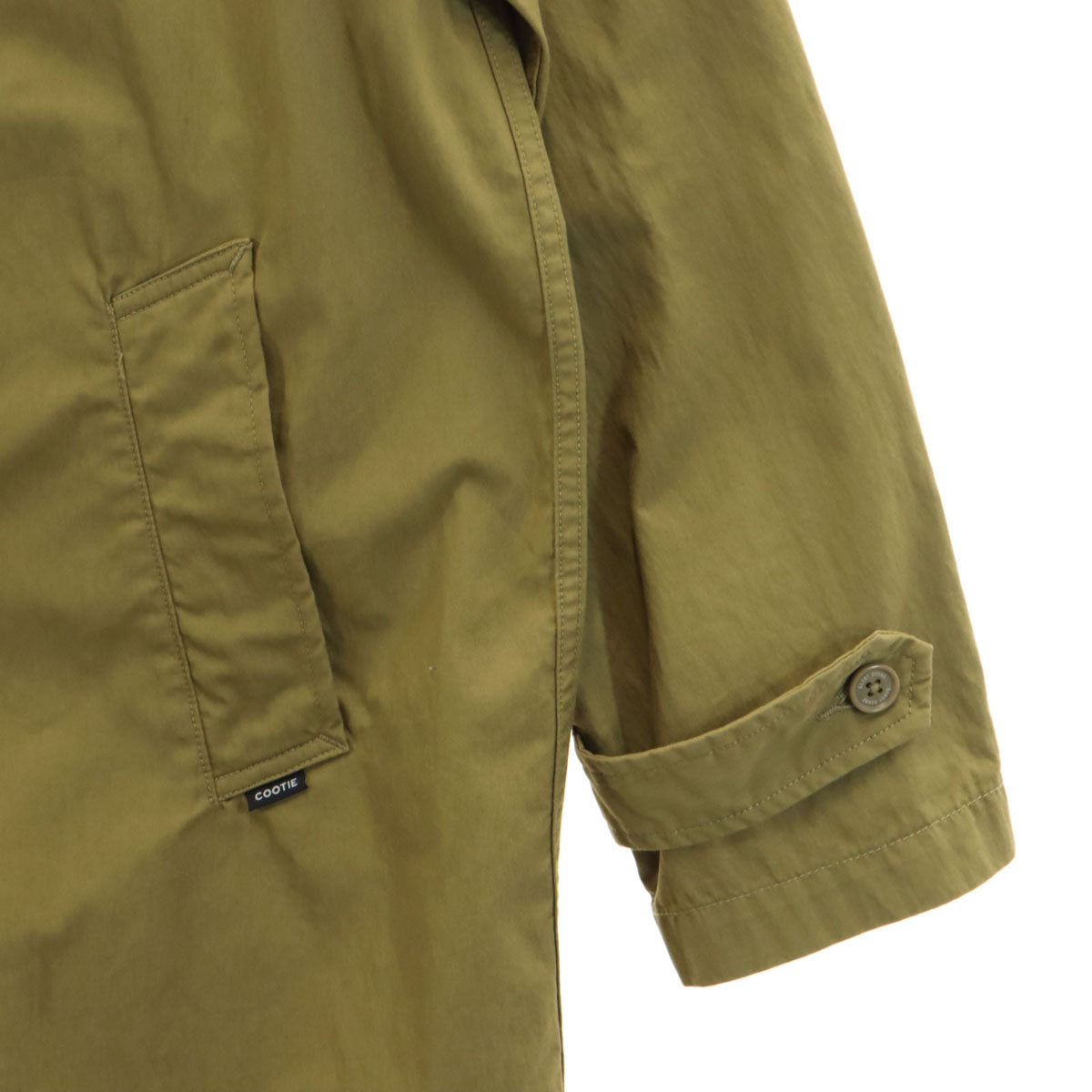 COOTIE クーティー 日本製 ステンカラーコート L カーキ GLORY BOUND メンズ