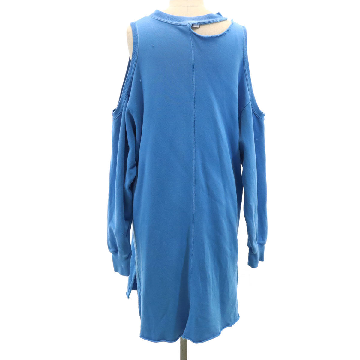 DIESEL ディーゼル 肩あき スウェット ワンピース XS ブルー系 レディース