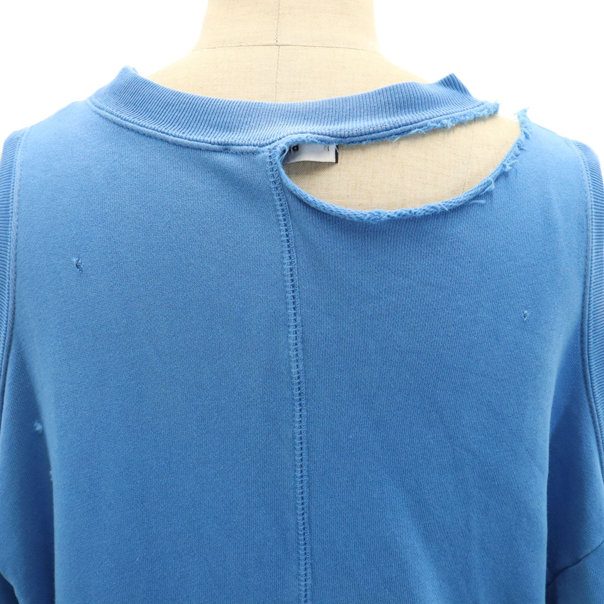 DIESEL ディーゼル 肩あき スウェット ワンピース XS ブルー系 レディース