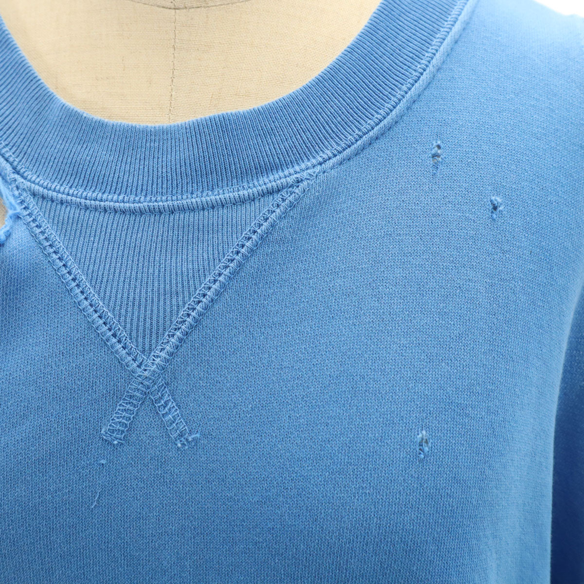 DIESEL ディーゼル 肩あき スウェット ワンピース XS ブルー系 レディース