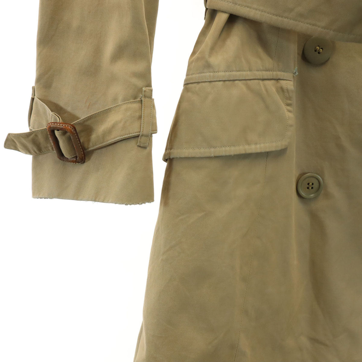 Burberrys バーバリーズ 80s 90s オールド トレンチコート L カーキ レディース