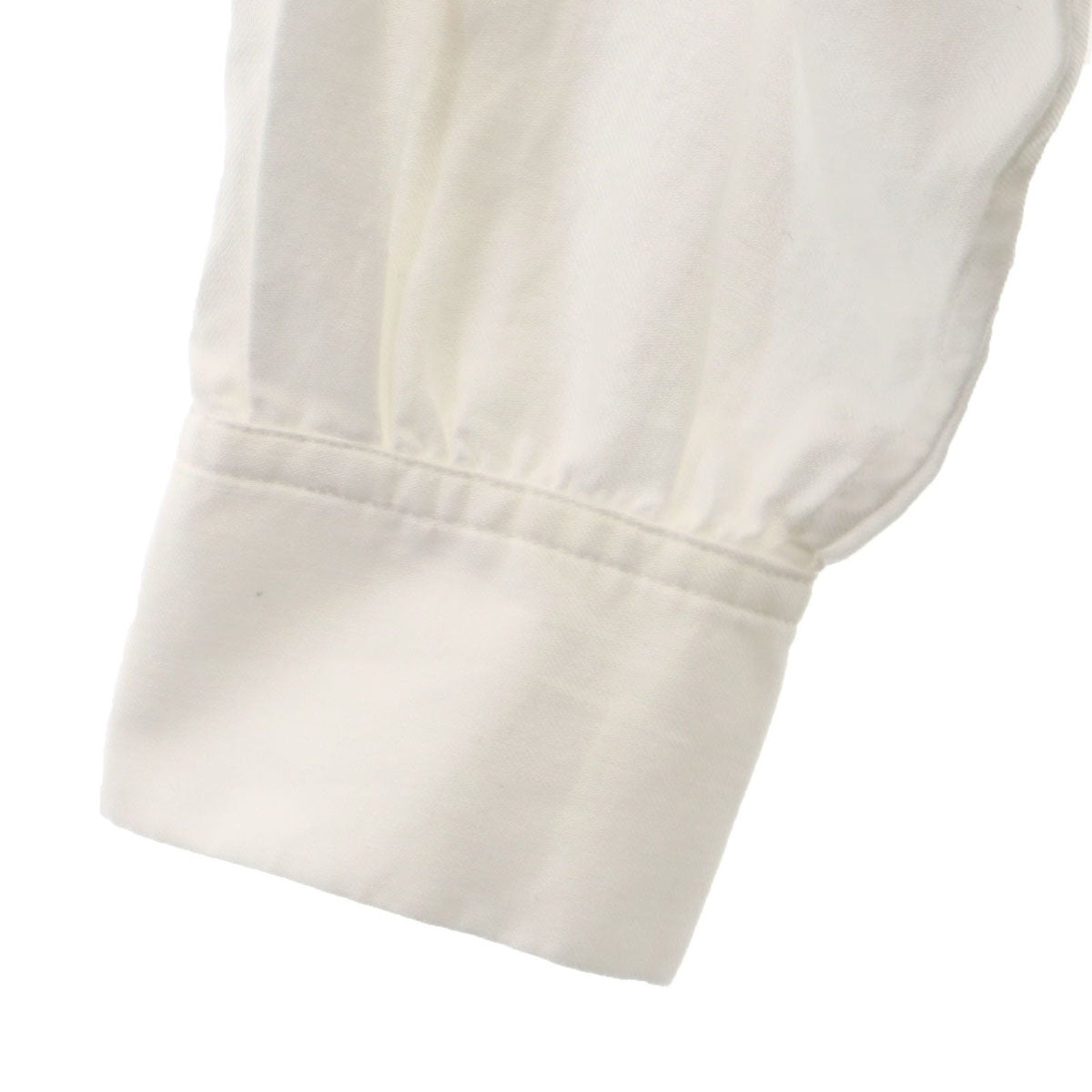 Y's ワイズ 日本製 長袖 ノーカラーシャツ 1 白 メンズ