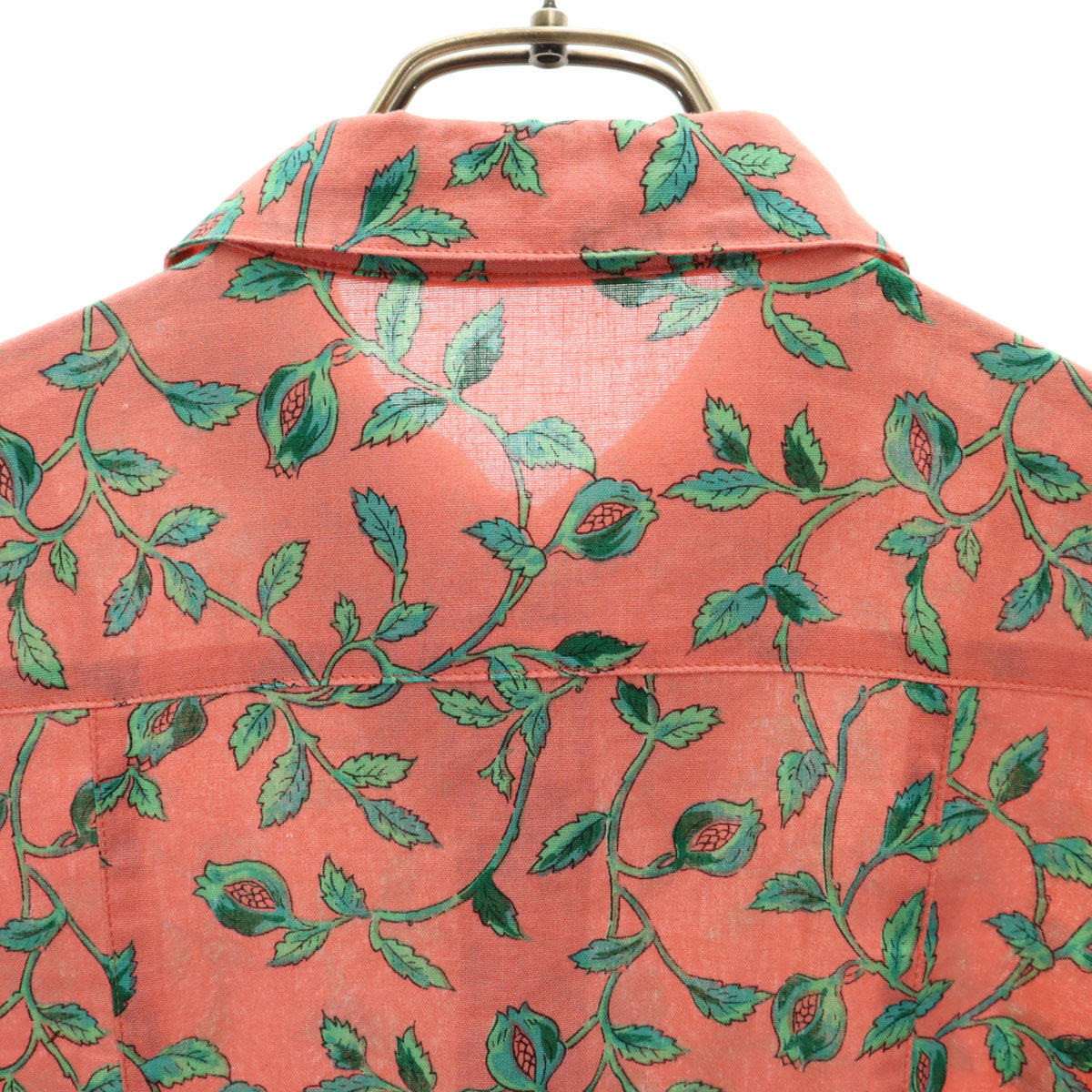 KENZO ケンゾー 90s オールド 花柄 半袖 シャツワンピース ピンク系 レディース