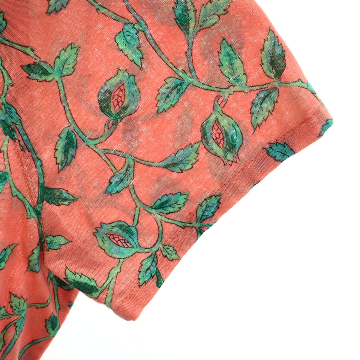 KENZO ケンゾー 90s オールド 花柄 半袖 シャツワンピース ピンク系 レディース