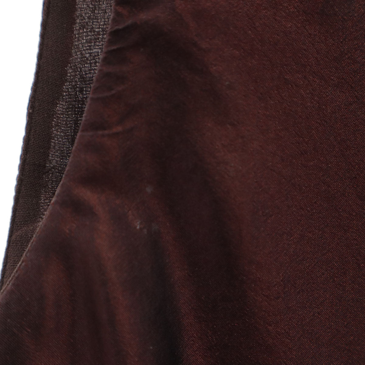 Emporio Armani エンポリオアルマーニ 90s イタリア製 シルク オールド ノースリーブ 膝丈ワンピース 36 ブラウン系 レディース