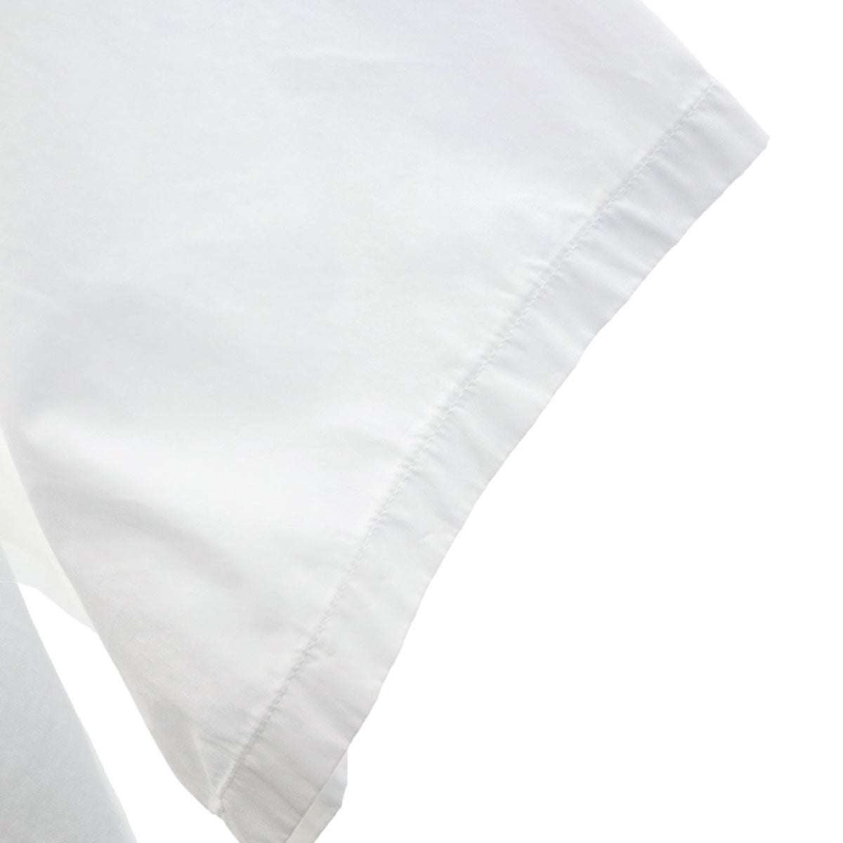 YOHJI YAMAMOTO+NOIR ヨウジヤマモトプリュスノアール 日本製 半袖 オープンカラーシャツ 1 白 メンズ