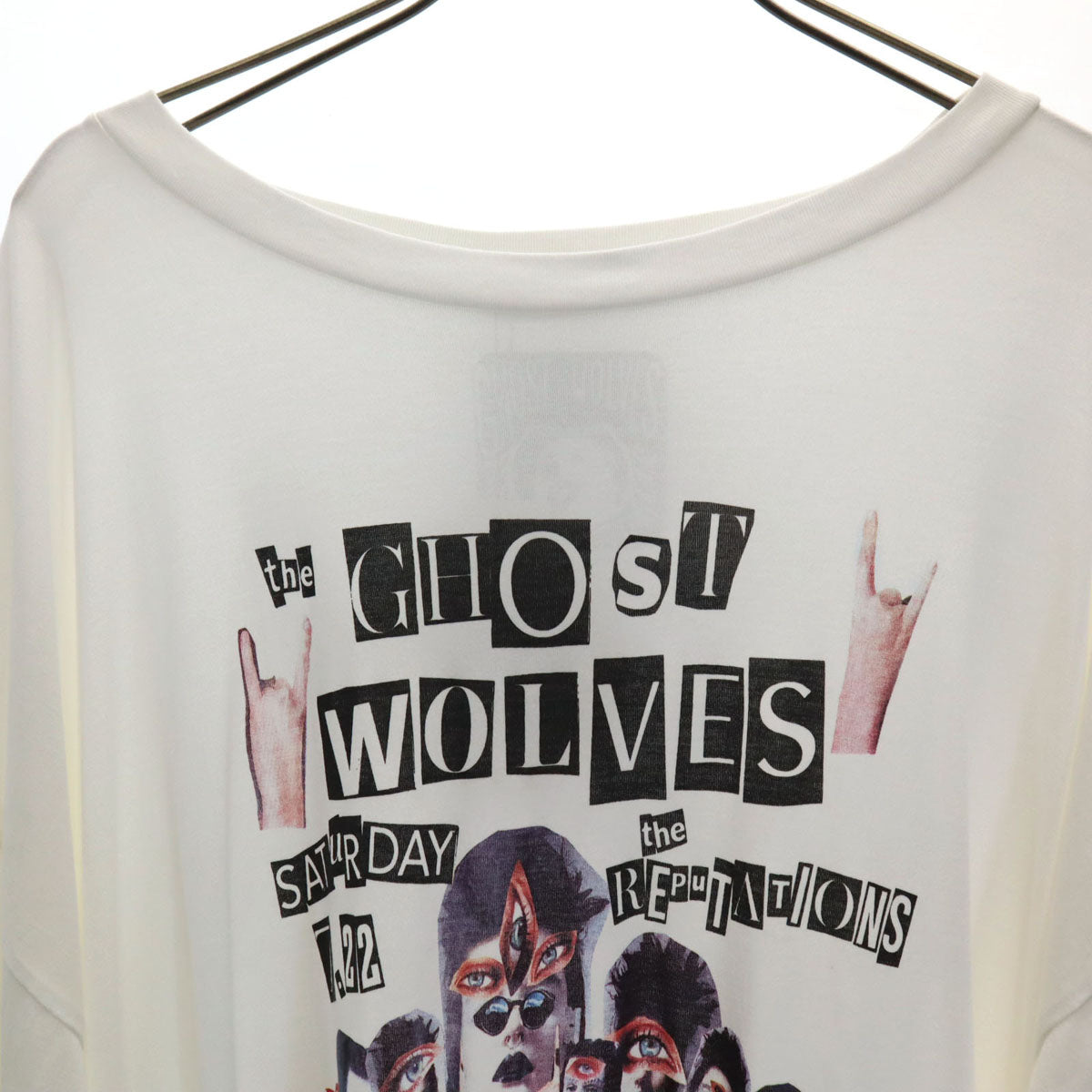 HYSTERICS ヒステリックス 未使用 日本製 長袖 ワンピース F 白 ヒステリックグラマー ストレッチ タグ付き レディース