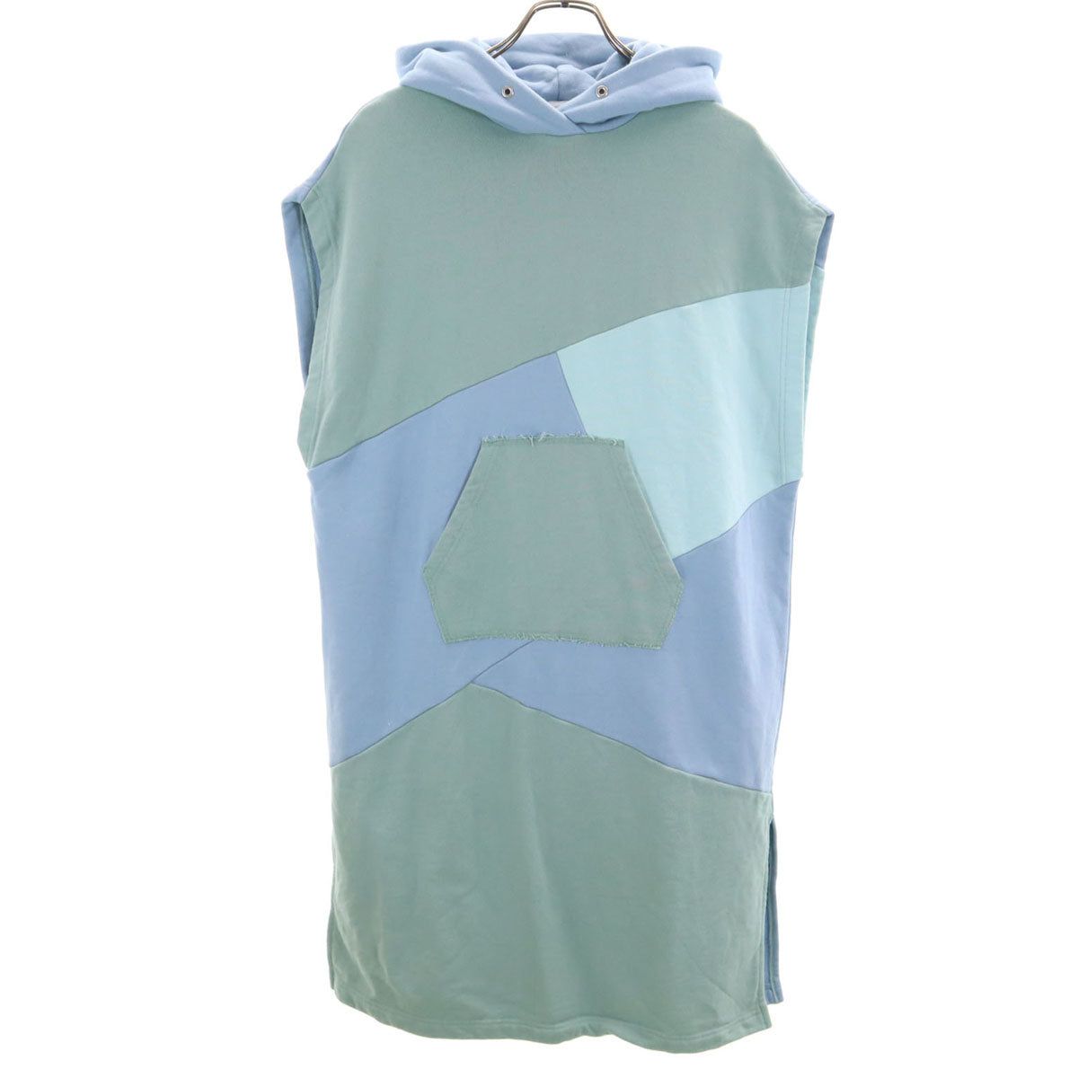 SUMMERME フレンチスリーブ スウェット ワンピース 38 カーキ系 フーディ レディース