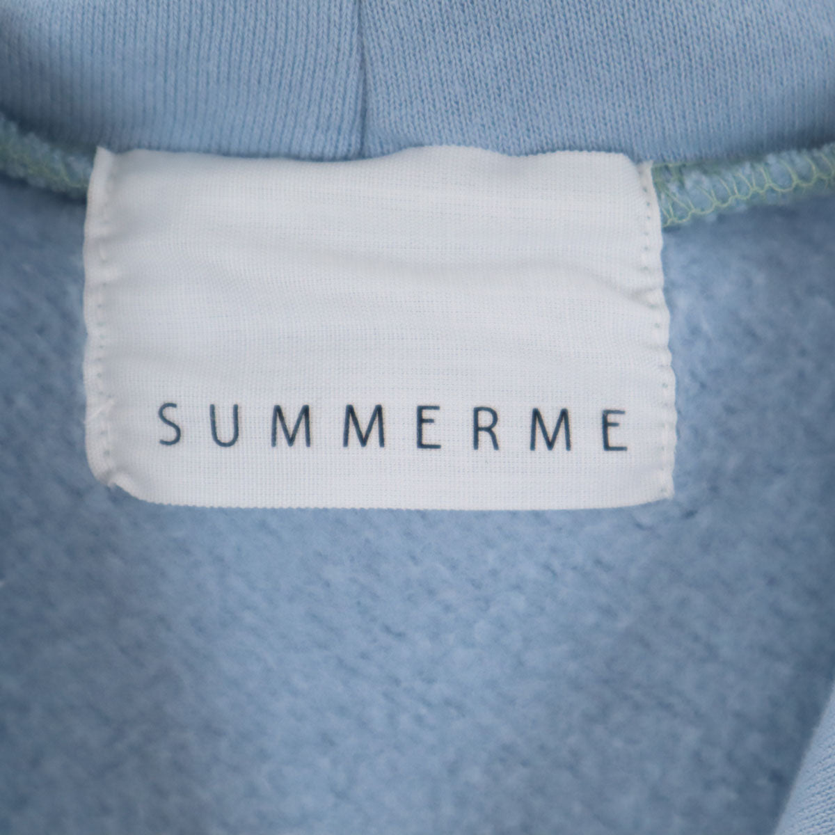 SUMMERME フレンチスリーブ スウェット ワンピース 38 カーキ系 フーディ レディース