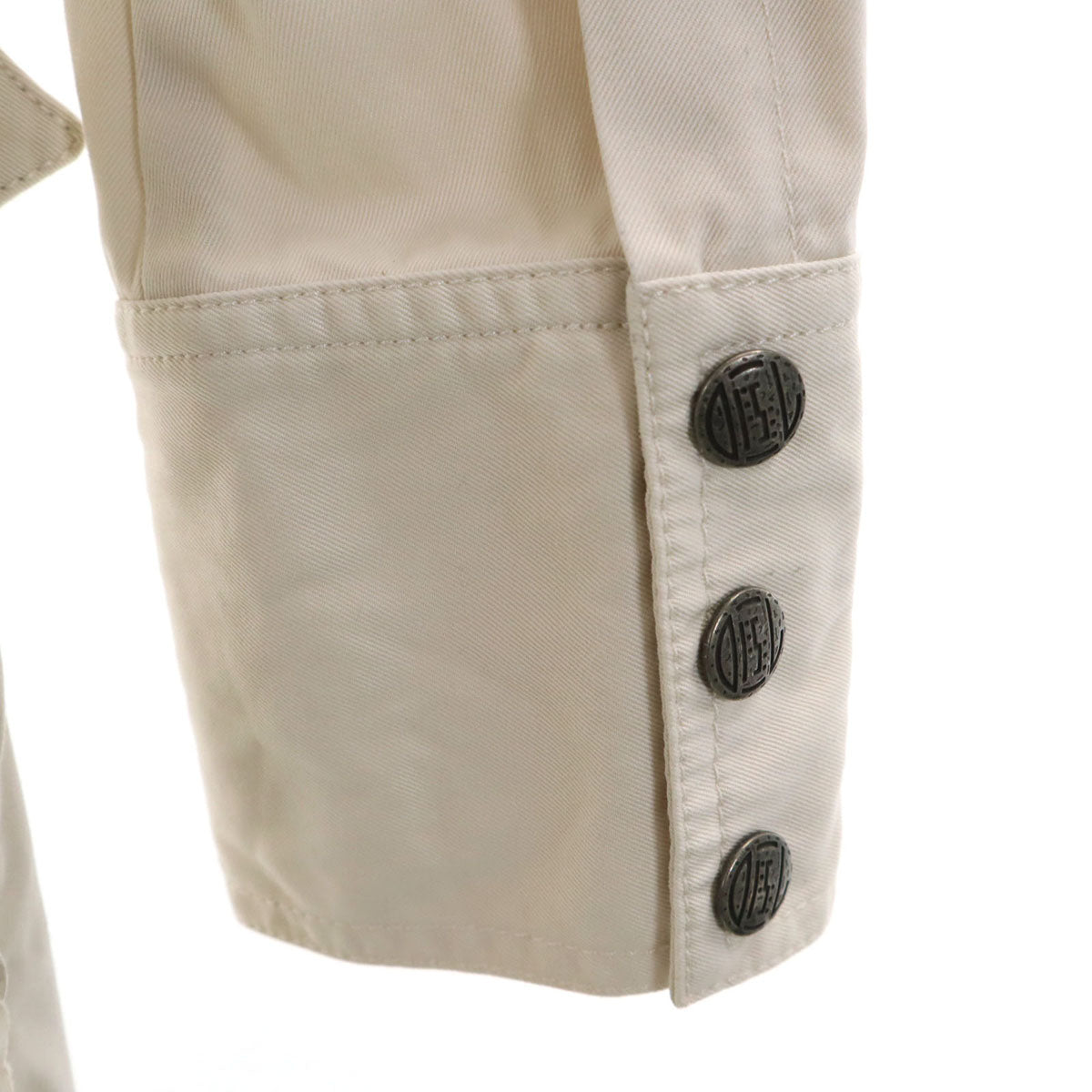 DIESEL ディーゼル 長袖 コート S オフホワイト レディース