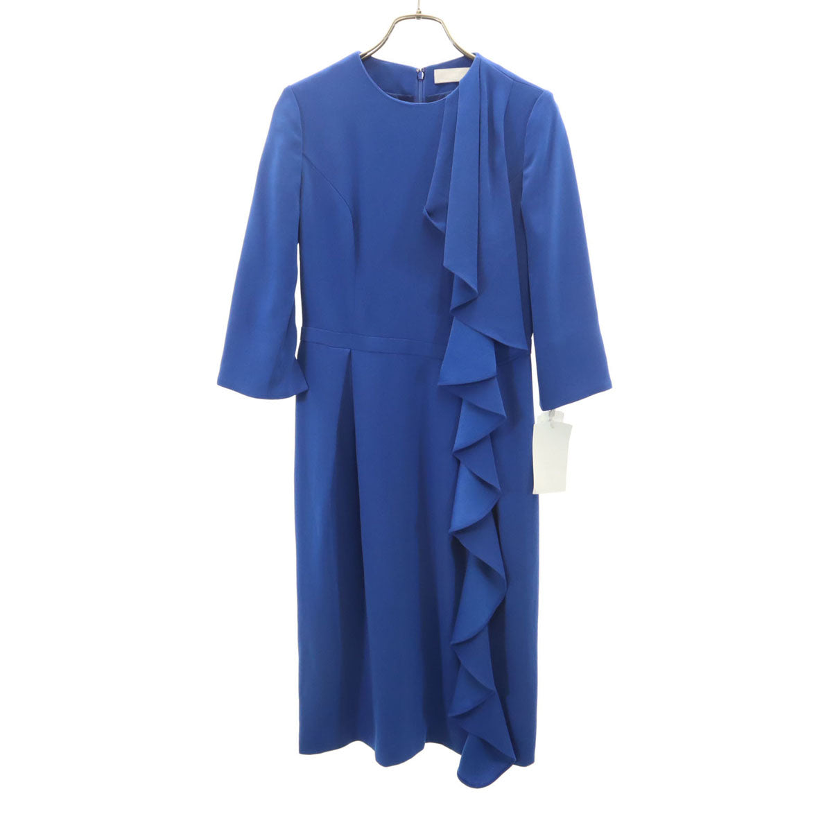 未使用 CELFORD セルフォード 日本製 5分袖 ワンピース 36 ブルー レディース