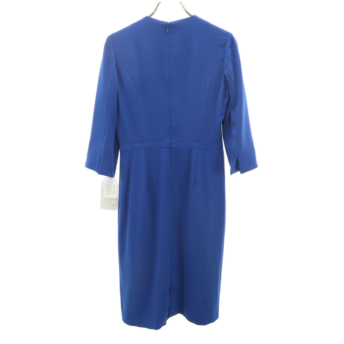 未使用 CELFORD セルフォード 日本製 5分袖 ワンピース 36 ブルー レディース