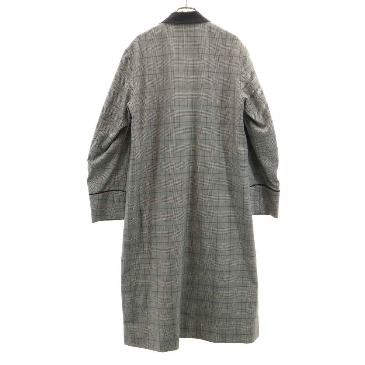 Thee Hysteric XXX ジィヒステリックトリプルエックス 日本製 グレンチェック チェスターコート S グレー メンズ