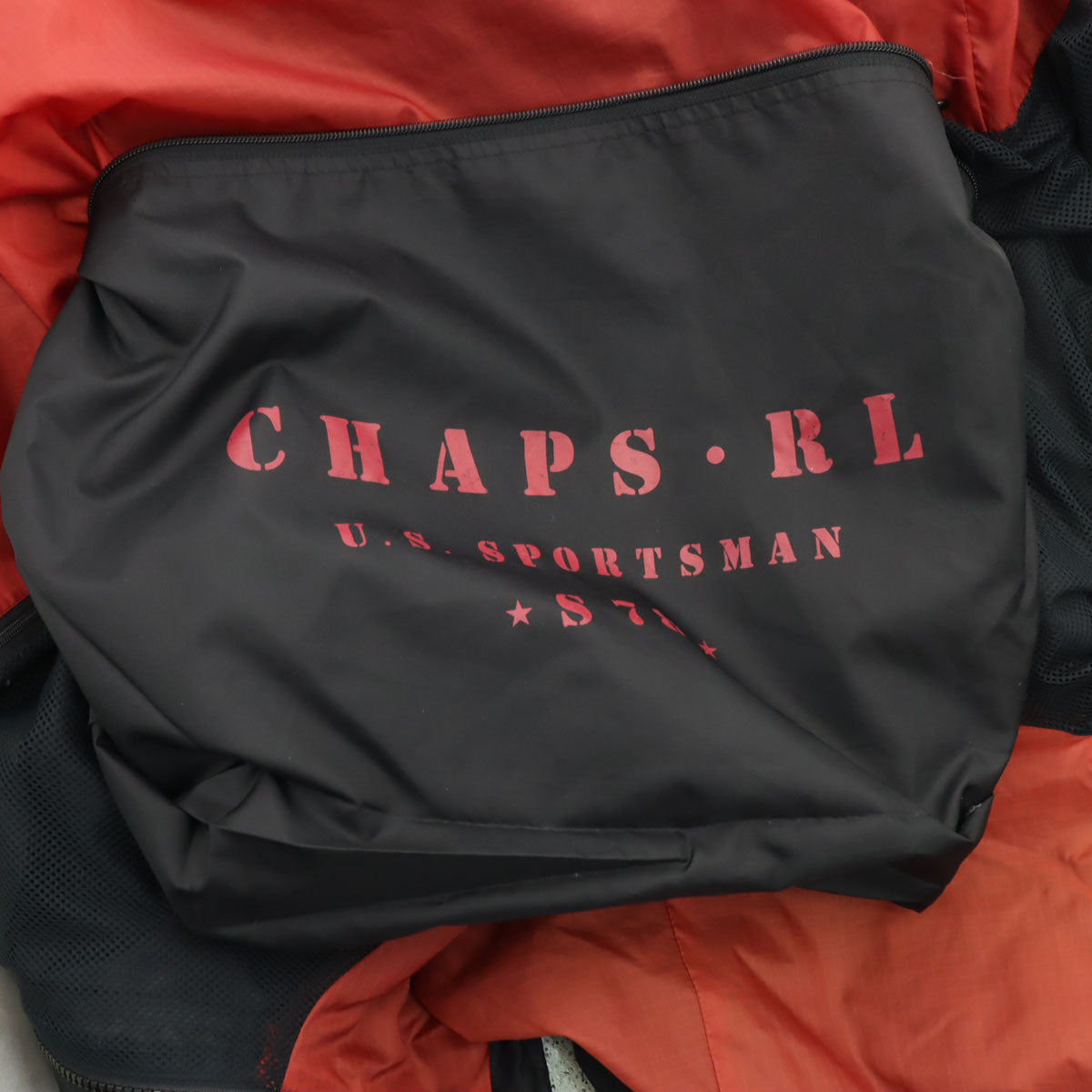 CHAPS RALPH LAUREN チャップスラルフローレン 90s オールド マウンテンパーカー M ブラック ポケッタブル メンズ
