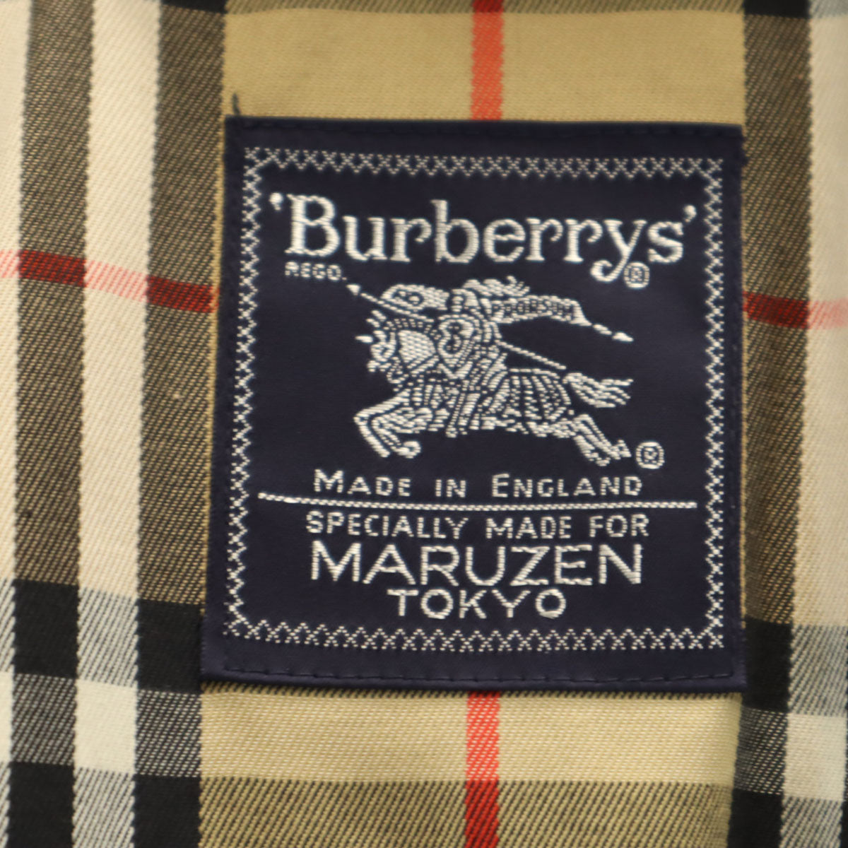 Burberrys バーバリーズ 90s MARUZEN 丸善別注 英国製 オールド ミリタリーコート カーキ レディース