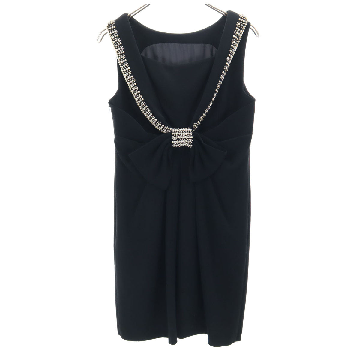 Diagram ダイアグラム ノースリーブ ミニワンピース 36 ブラック レディース