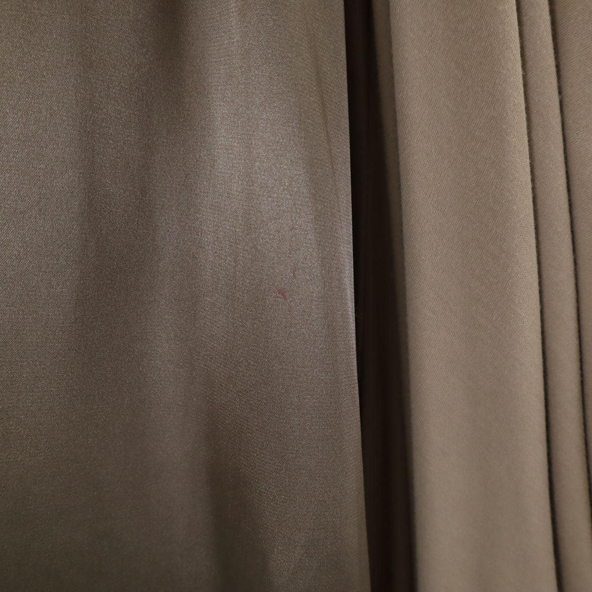 LANVIN en Bleu ランバンオンブルー 日本製 半袖 ドレープ ミニワンピース 38 グレージュ レディース