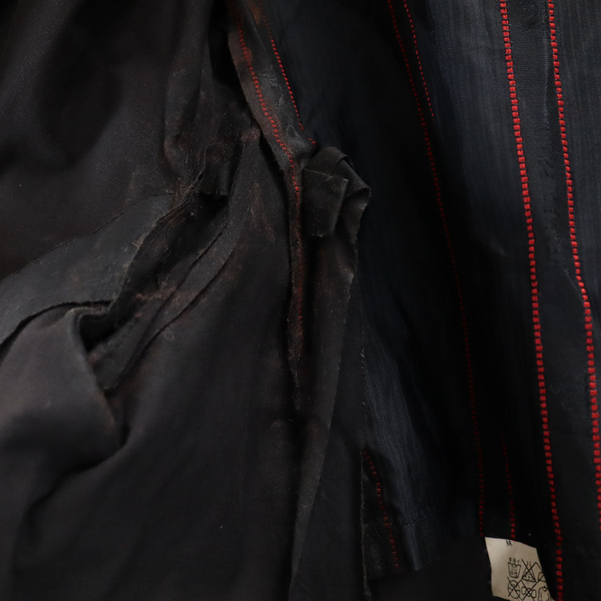 HERMES エルメス スコットランド製 ステンカラーコート M ブラウン系 比翼 レディース