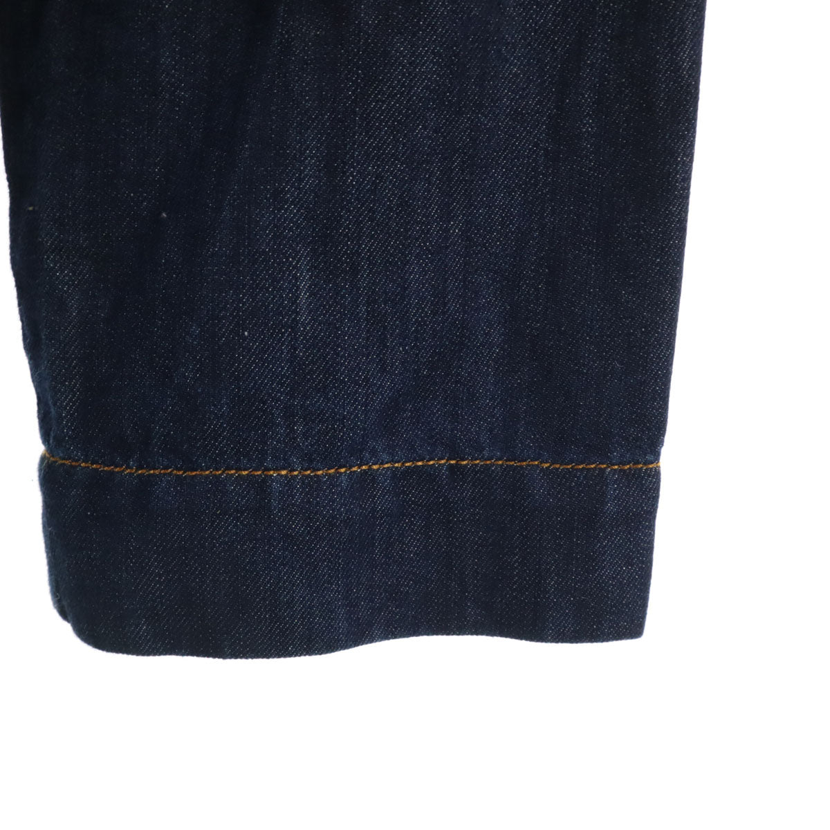 MARNI マルニ イタリア製 リネンブレンド 長袖 デニム 膝丈ワンピース 42 インディゴ レディース