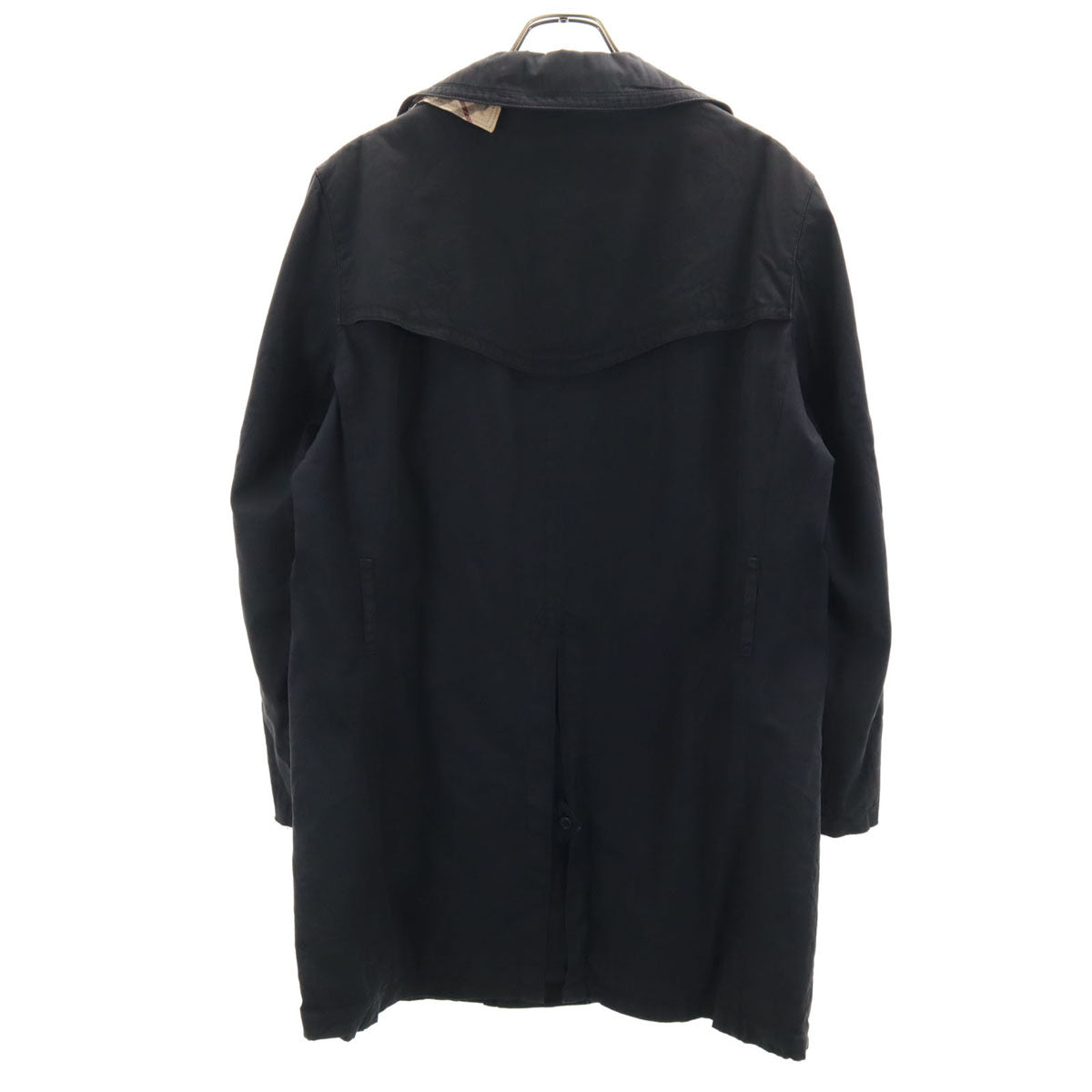 BURBERRY LONDON バーバリーロンドン 日本製 トレンチコート M ブラック 三陽商会 メンズ