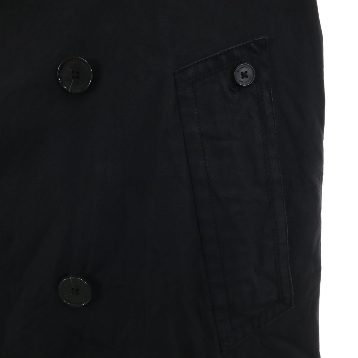 BURBERRY LONDON バーバリーロンドン 日本製 トレンチコート M ブラック 三陽商会 メンズ