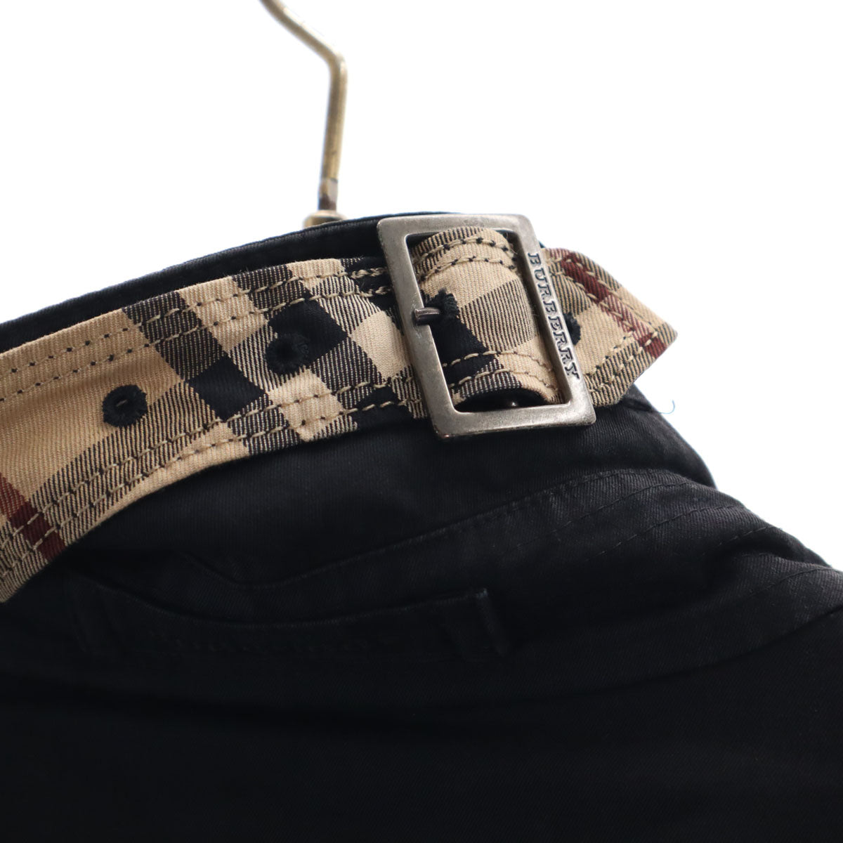 BURBERRY LONDON バーバリーロンドン 日本製 トレンチコート M ブラック 三陽商会 メンズ