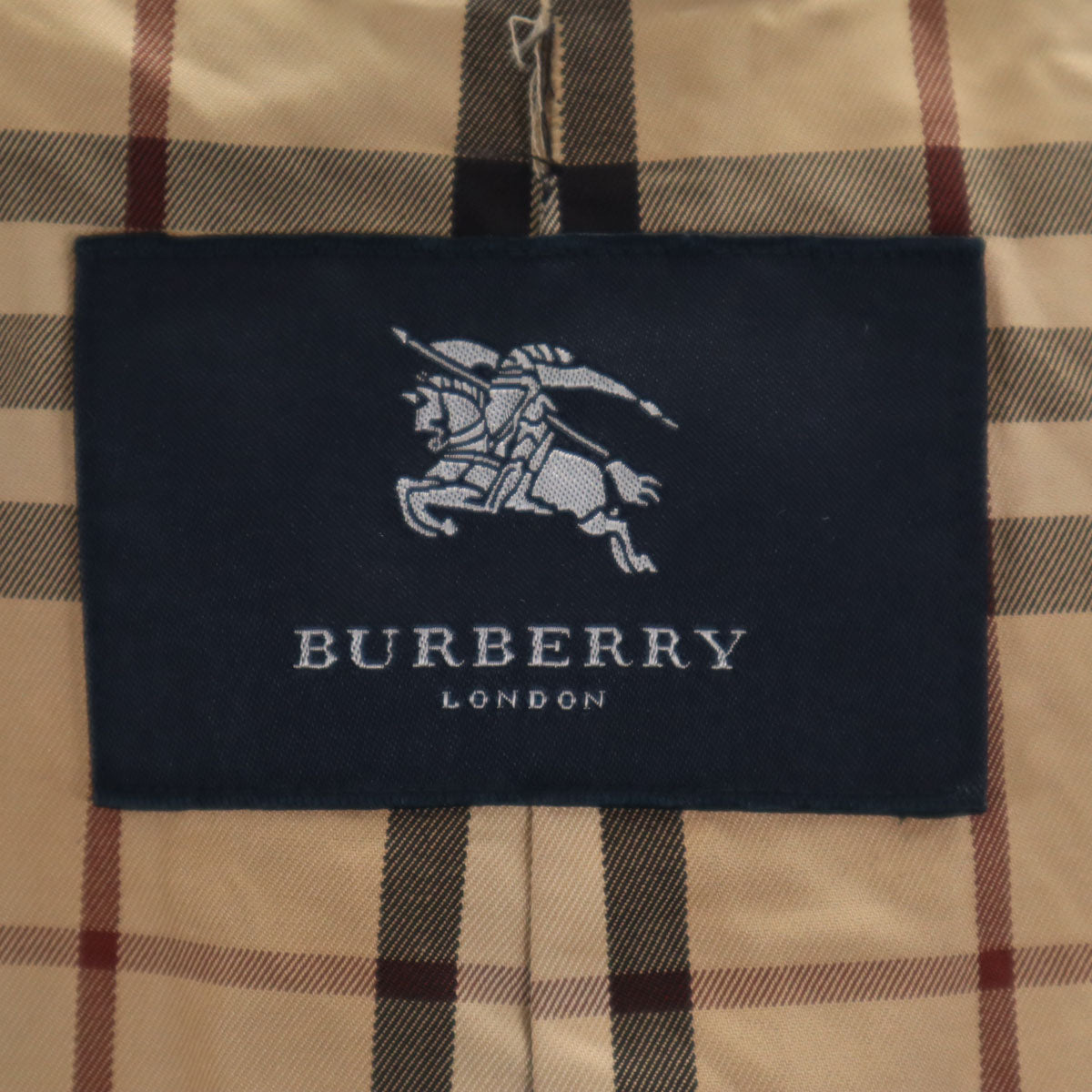 BURBERRY LONDON バーバリーロンドン 日本製 トレンチコート M ブラック 三陽商会 メンズ