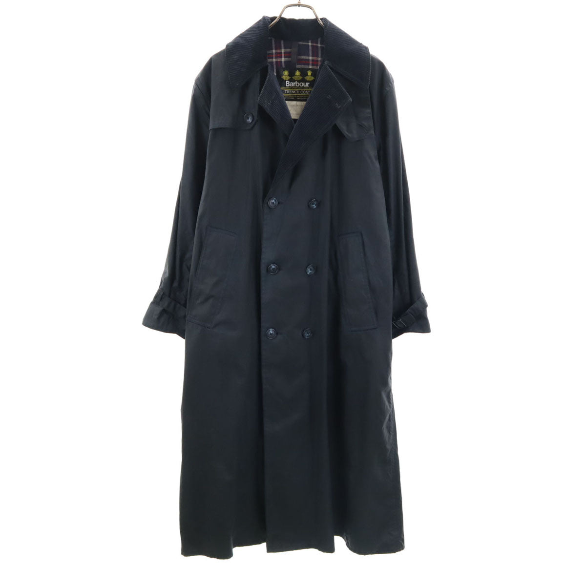 Barbour バブアー 90s 3ワラント TRENCH COAT オールド オイルド トレンチコート C36 グレー系 メンズ