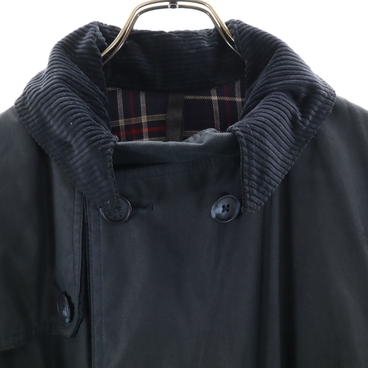 Barbour バブアー 90s 3ワラント TRENCH COAT オールド オイルド トレンチコート C36 グレー系 メンズ