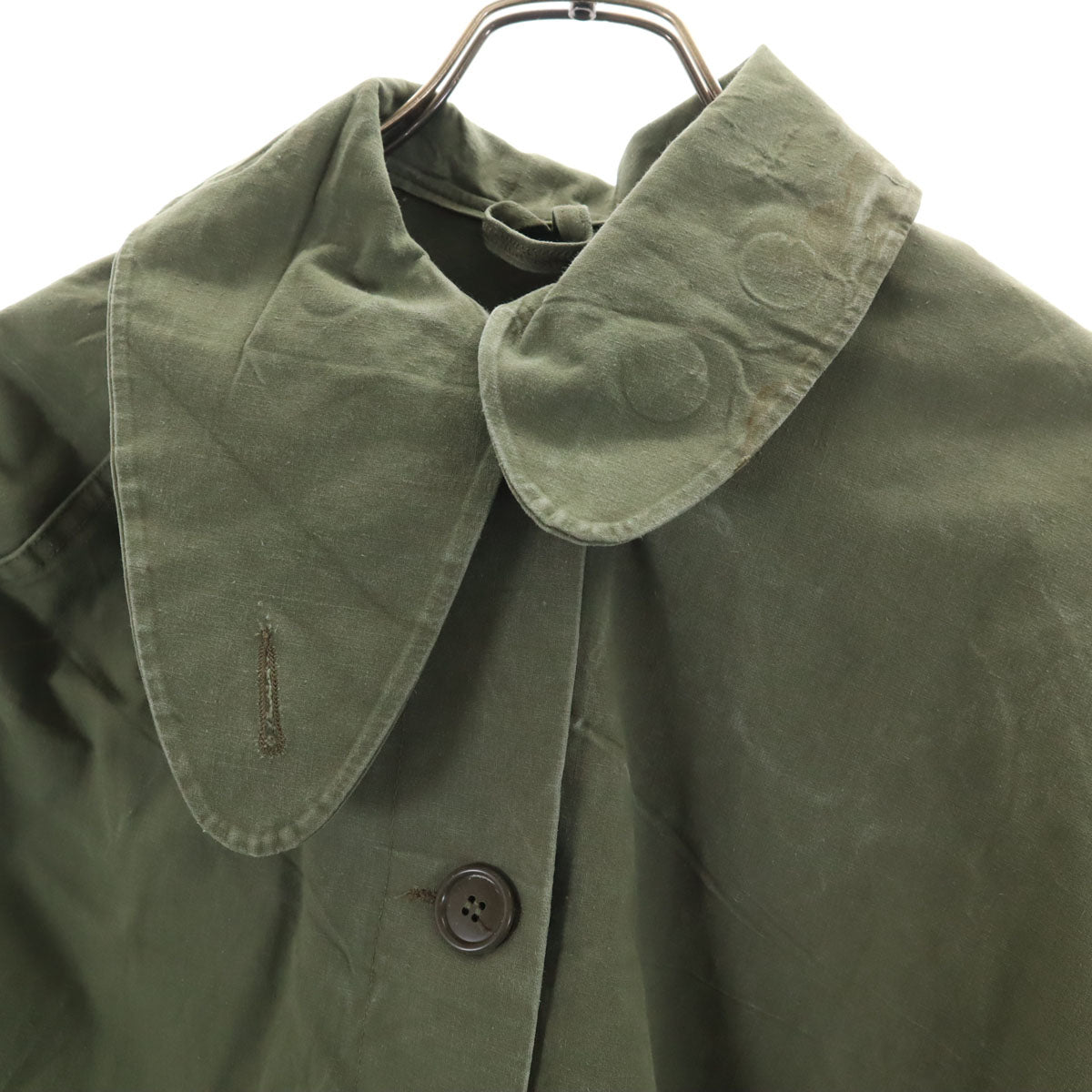 DUTCH ARMY オランダ軍 70s ヴィンテージ スナイパー ミリタリー ポンチョ カーキ メンズ